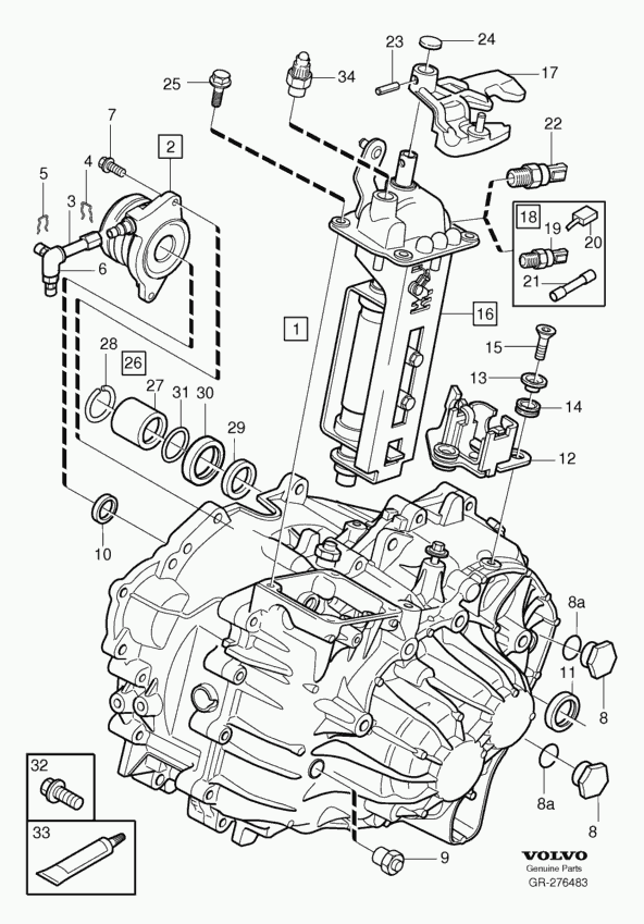 Volvo 987985 - Skrzynia biegów manualna parts5.com