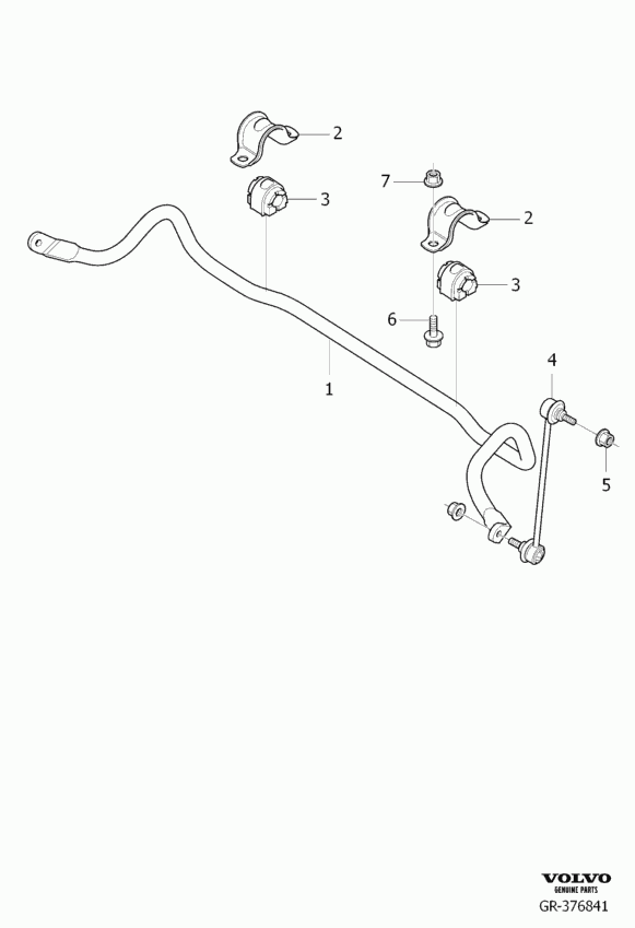 FORD 31340273 - Šipka / spona, stabilizator parts5.com