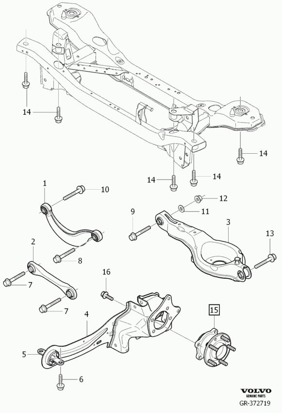 Volvo 987885 - Tuerca, rótula suspensión / carga parts5.com