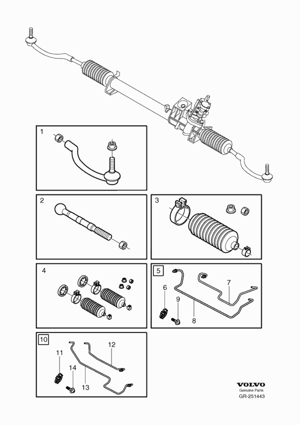 Volvo 274 353* - Articulatie axiala, cap de bara parts5.com