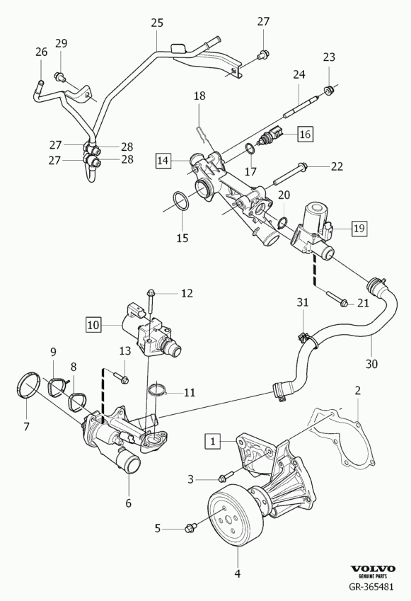 Volvo 31401576 - Sensor, coolant temperature parts5.com