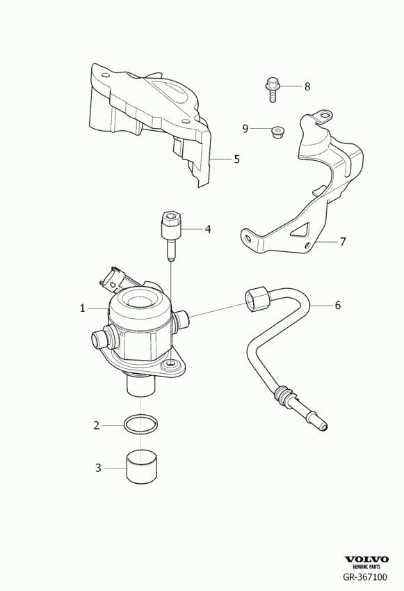 Volvo 31359703 - Pompa de inalta presiune parts5.com