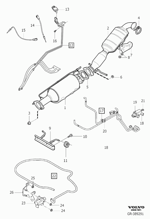 Volvo 31216025 - Pressure Converter parts5.com