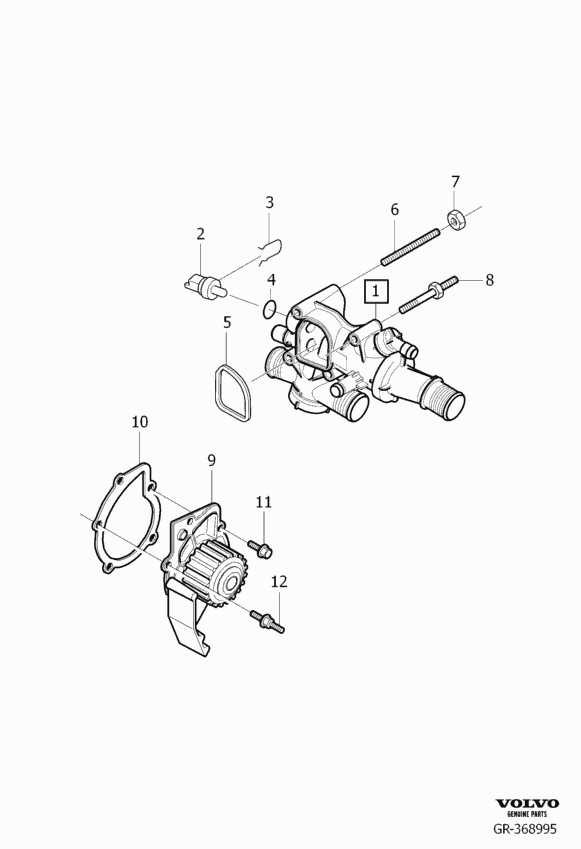 FIAT 30725831 - Pumpa za vodu parts5.com