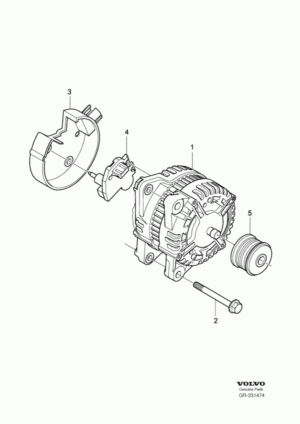 Volvo 3 600 079 8 - Alternator parts5.com