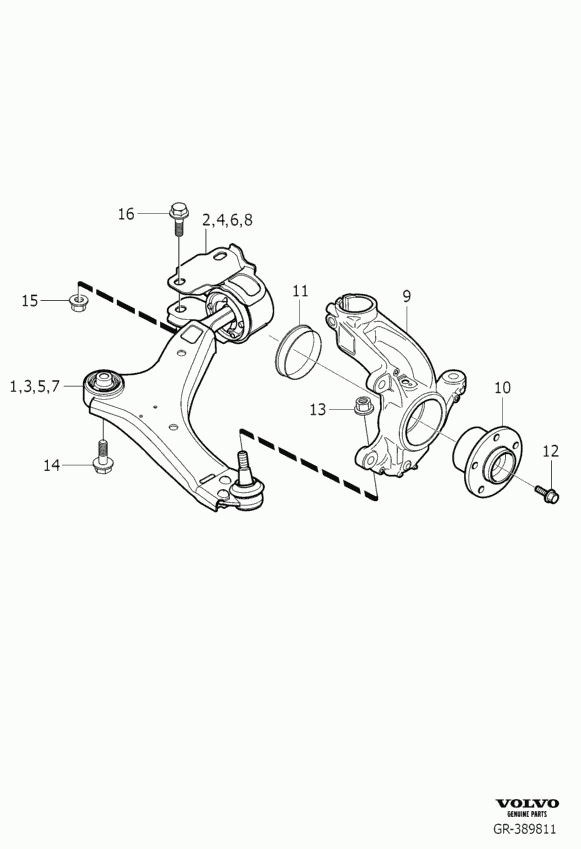 FORD 31387571 - Bush of Control / Trailing Arm parts5.com