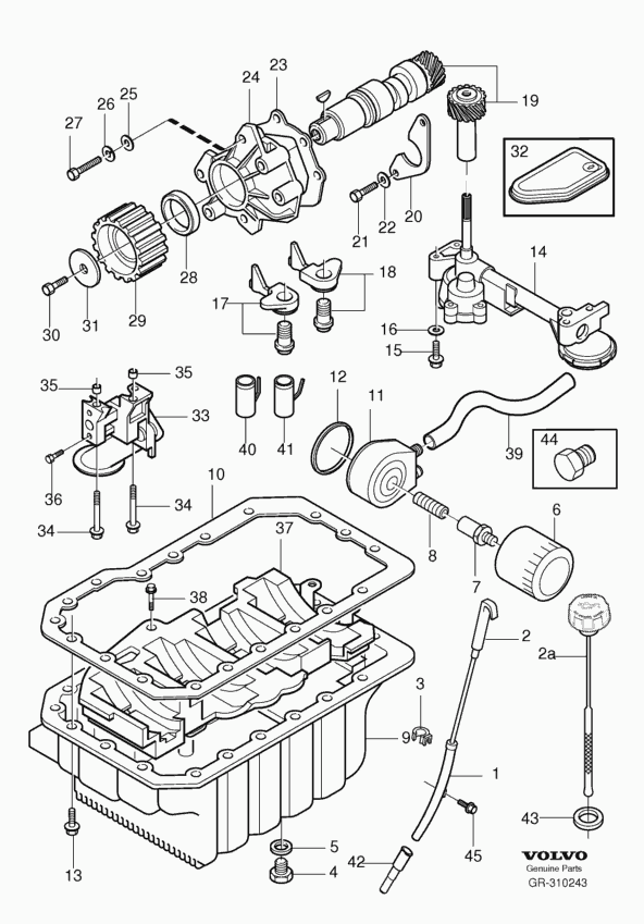 Volvo 30887496 - Oil Filter parts5.com