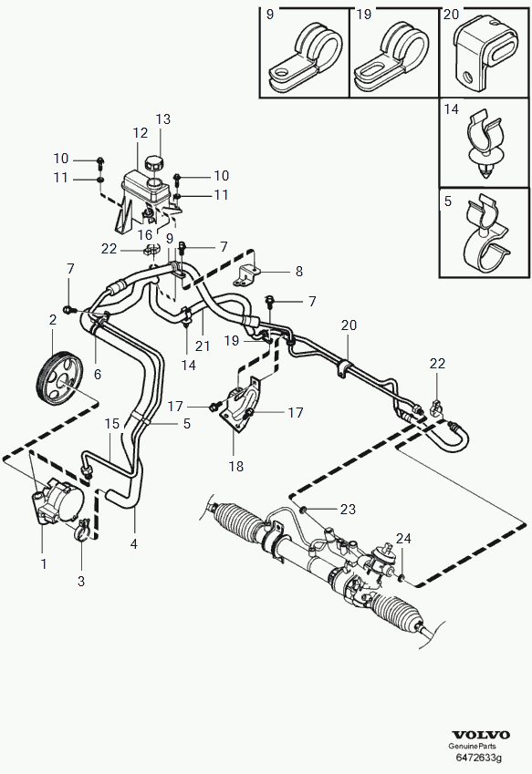 Opel 30620812 - Pompa hydrauliczna, układ kierowniczy parts5.com