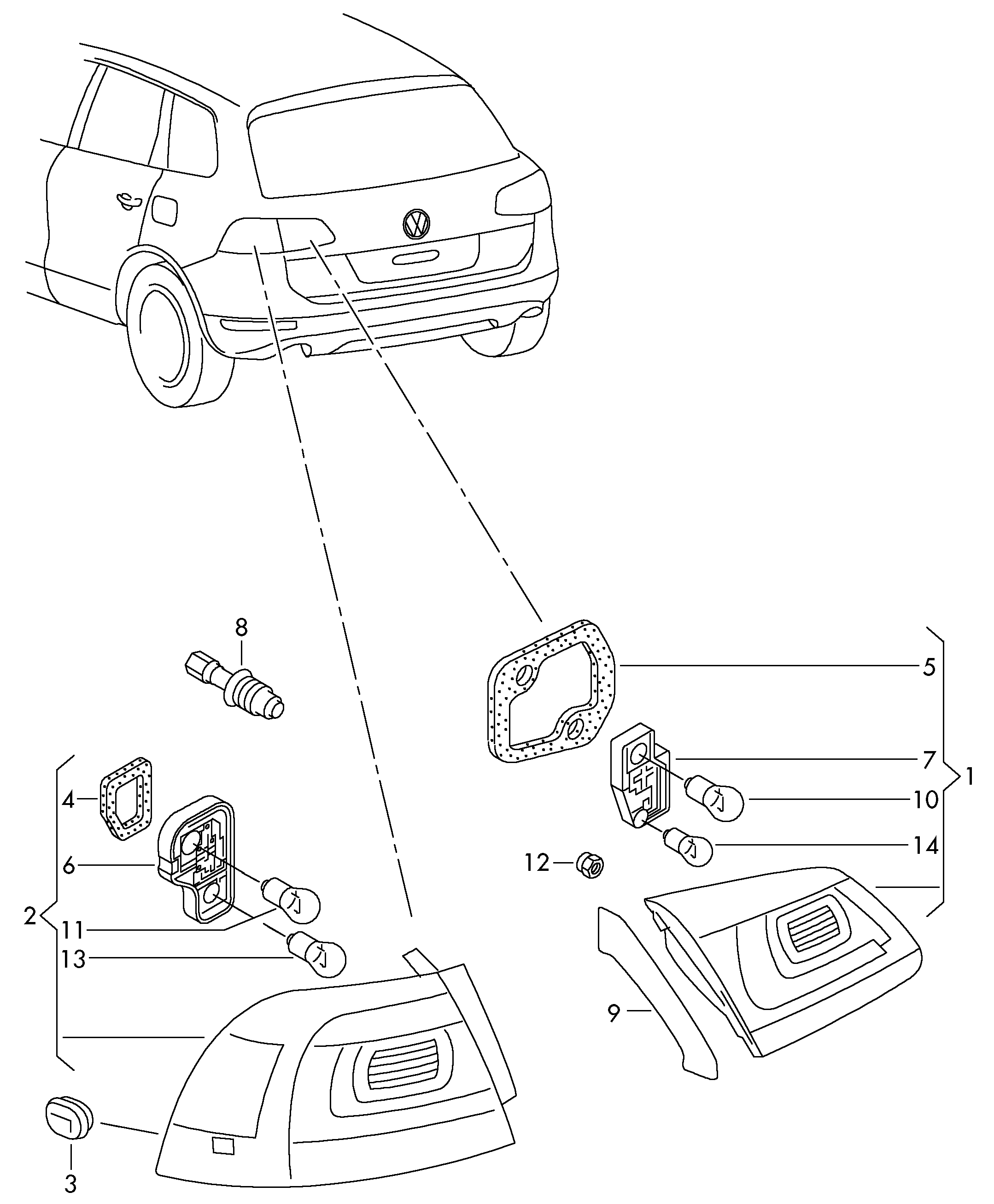 VW N 102 564 07 - Bulb, indicator parts5.com