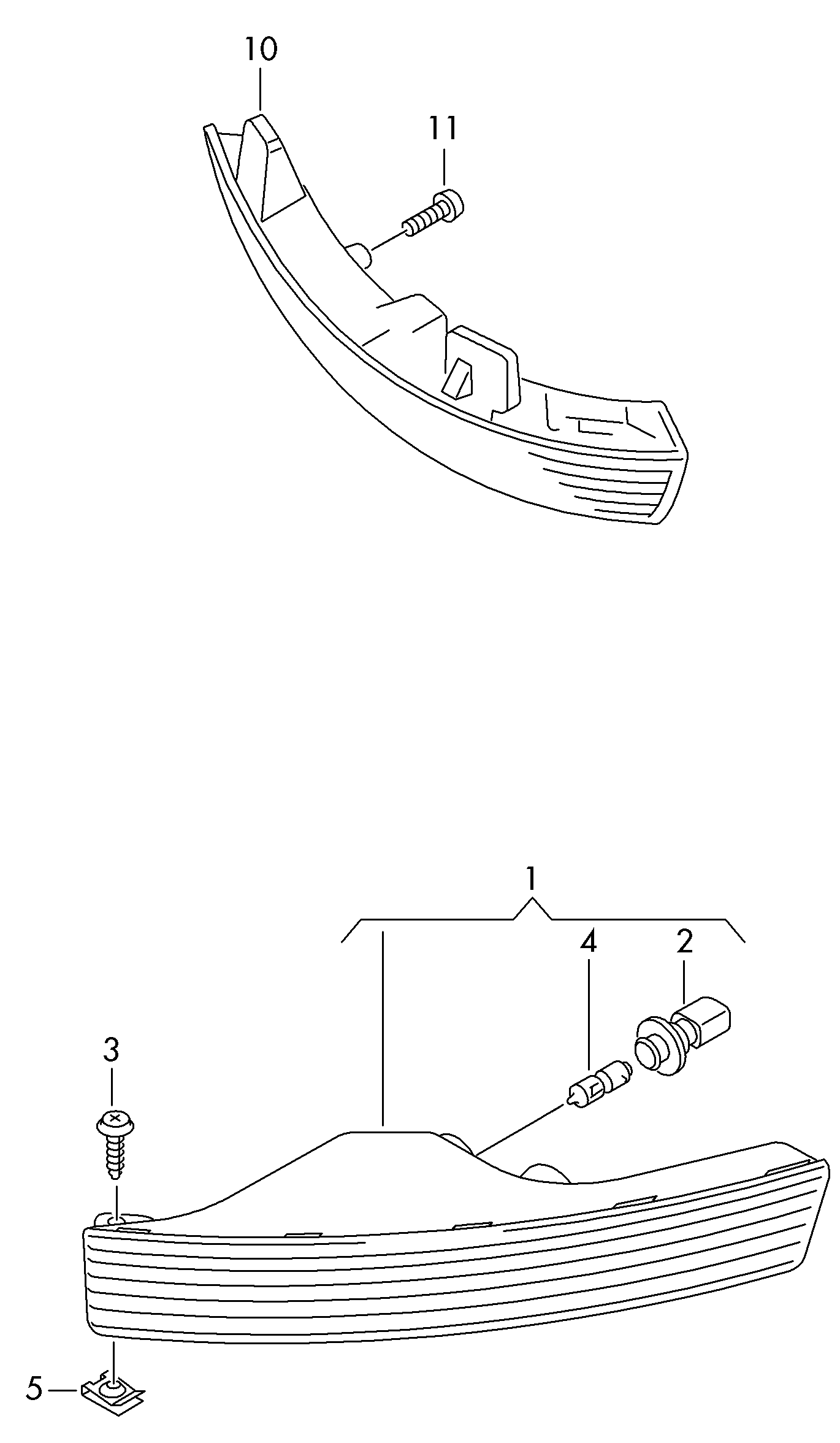 Skoda 1K0949102 - Välipeegel parts5.com