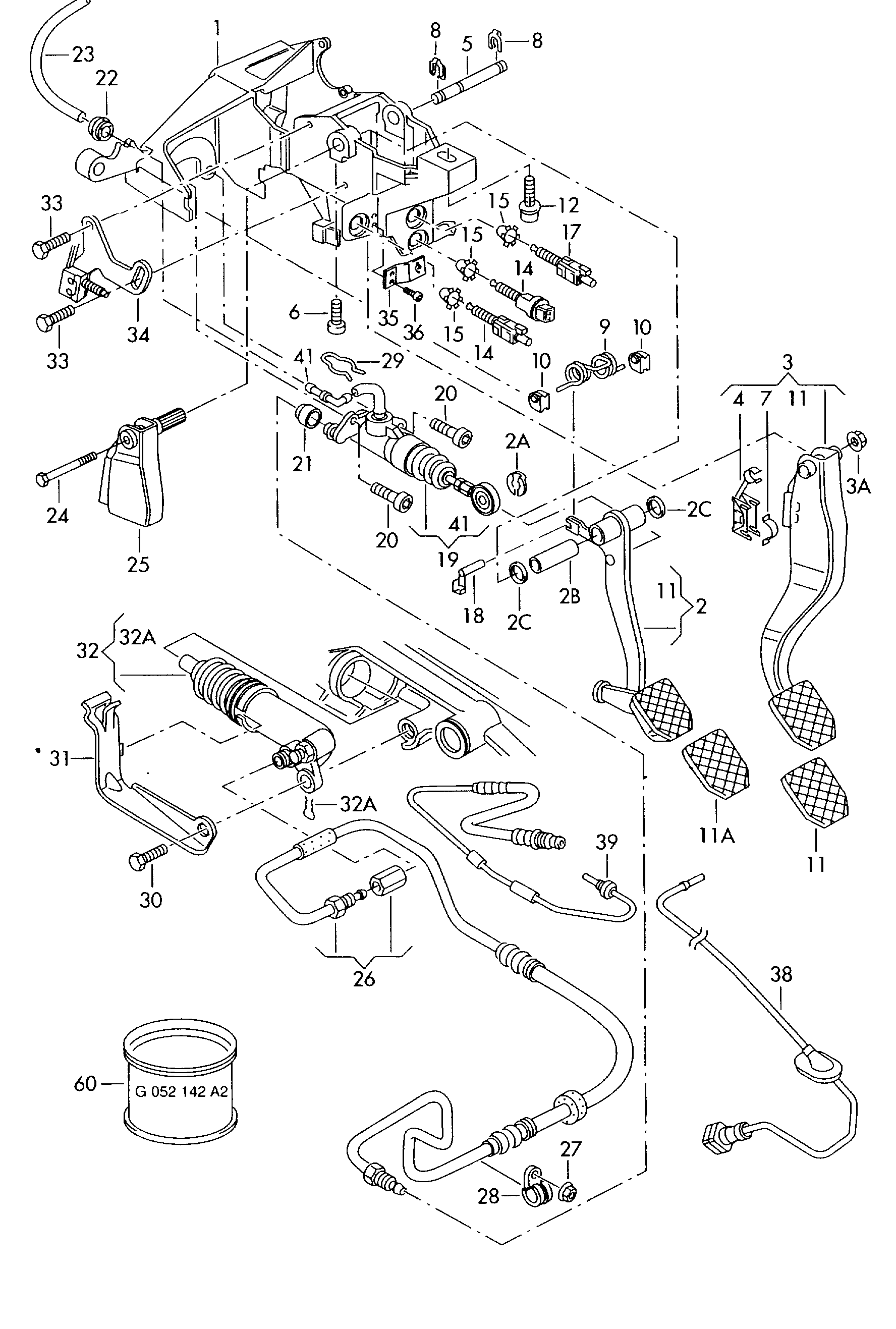 AUDI 8E1 721 401 AG - Pompa sprzęgła parts5.com