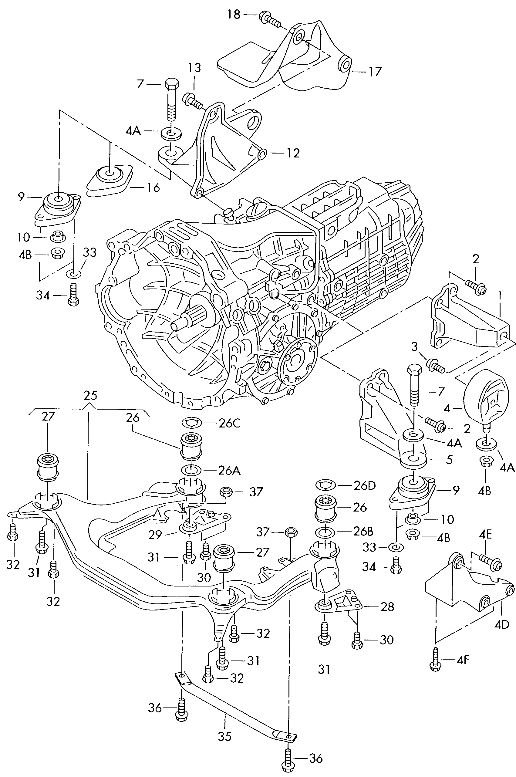 AUDI N  10063202 - Βίδα, σύστημα εξάτμισης parts5.com