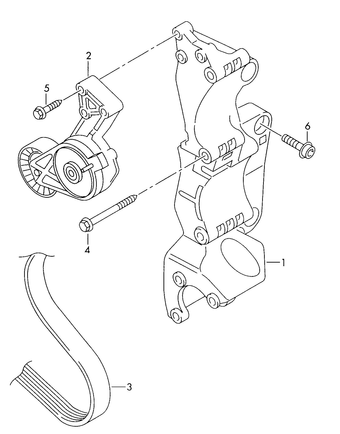 Skoda 038 903 315 AE - Intinzator curea, curea distributie parts5.com