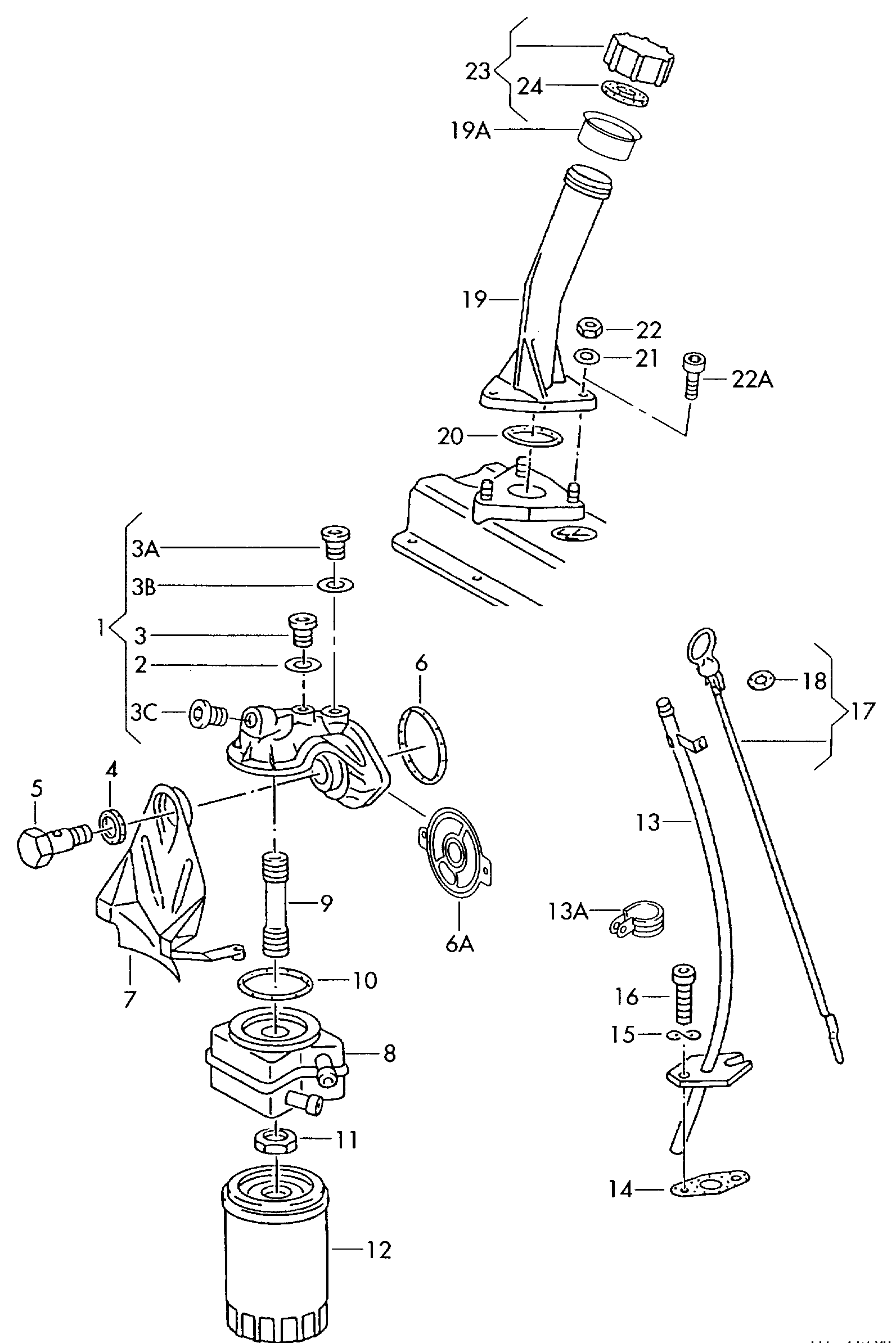 VAG 074115561 - Filtr oleju parts5.com