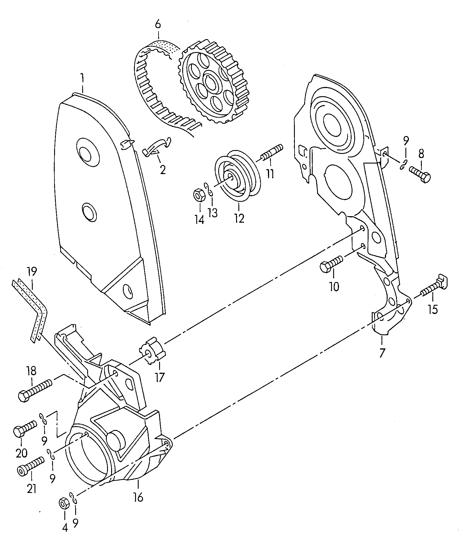 VW 037 109 119 C - Curea de distributie parts5.com