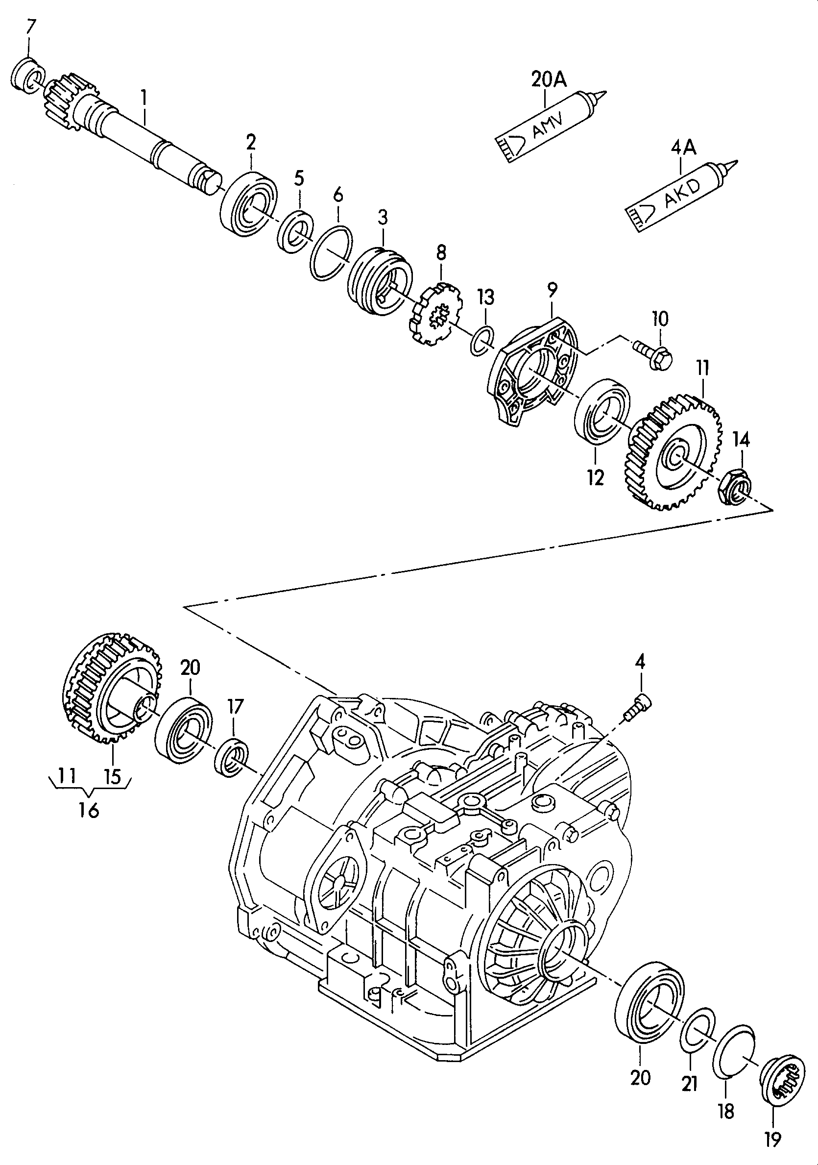 VW 098323862A - Simering, transmisie automata parts5.com