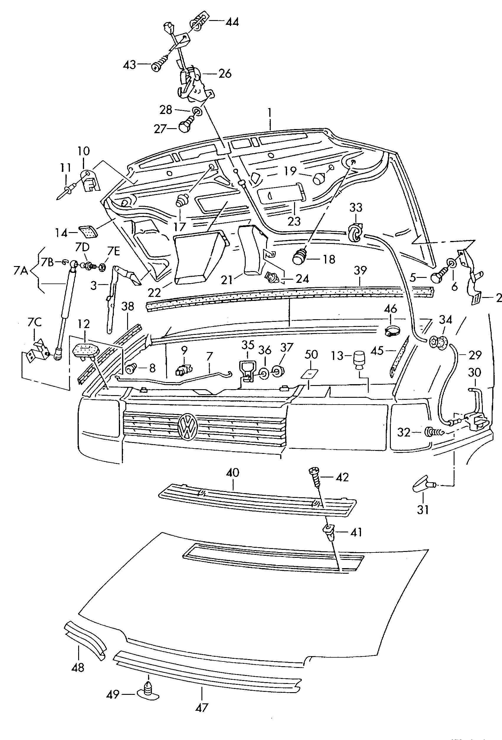 VW 6N0 947 563 - Kapcsoló, ajtó érintkező parts5.com