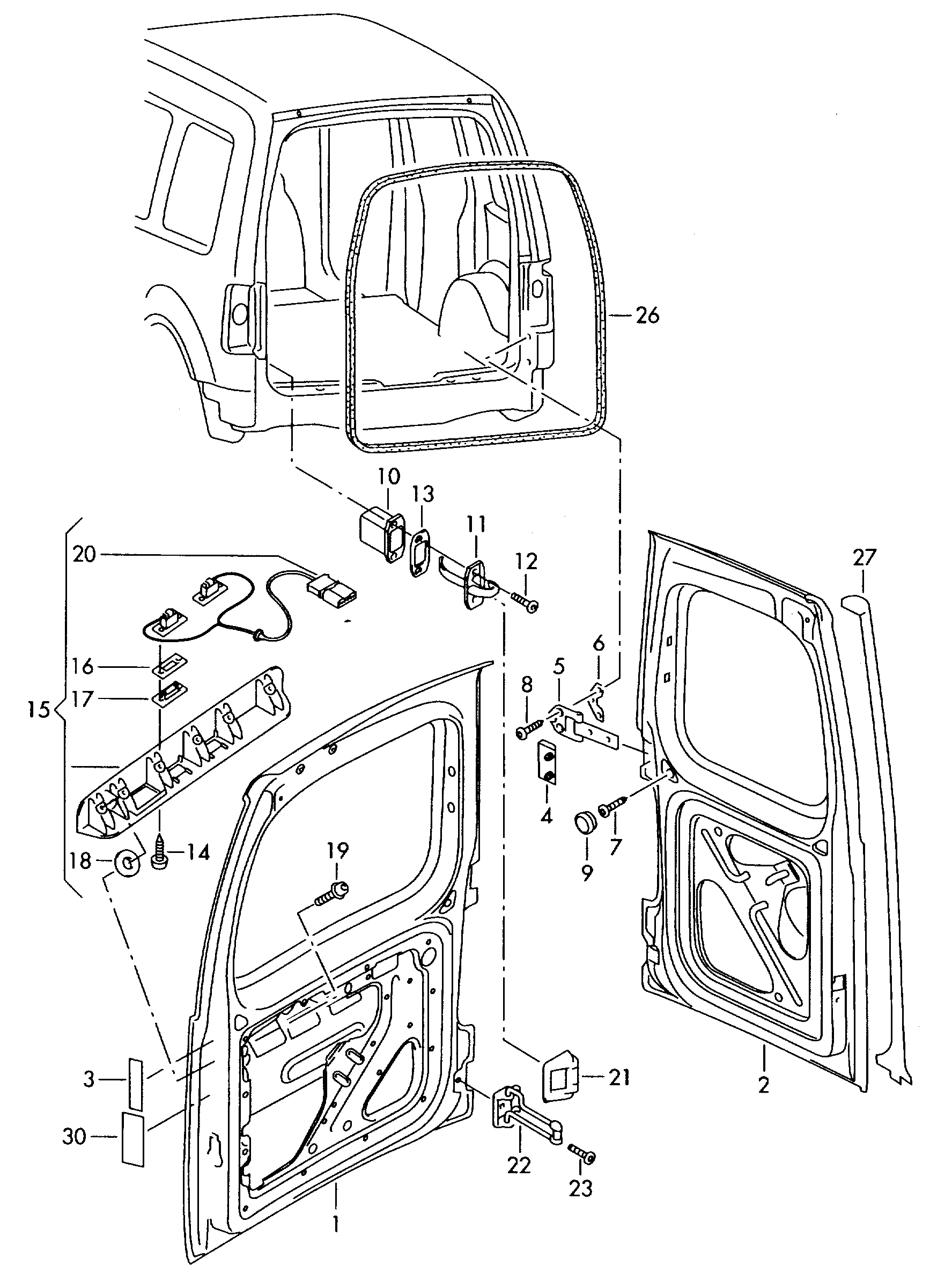 Skoda 3B5998026A - Светлини на регистрационния номер parts5.com