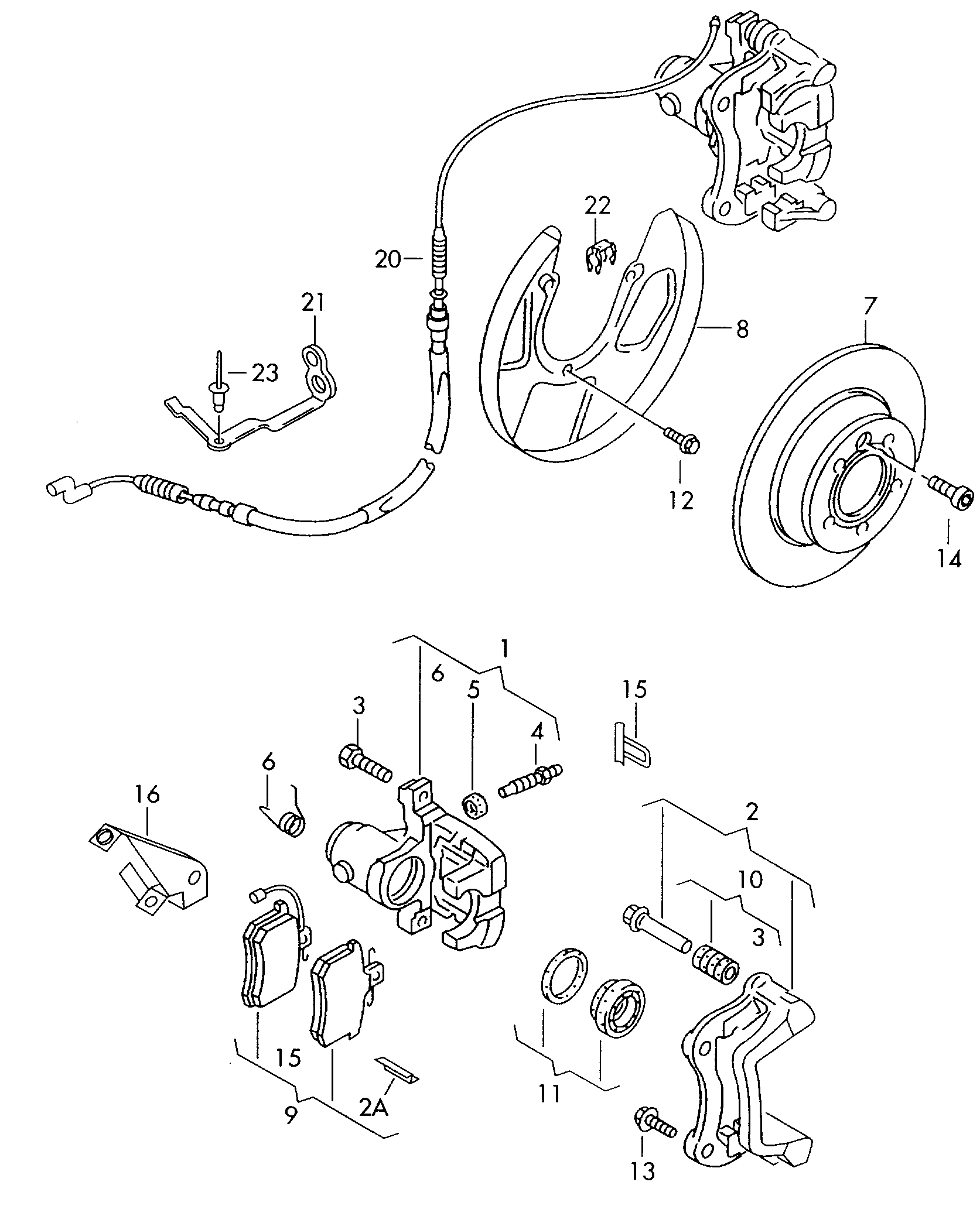 Seat 7M3698451F - Sada brzdových platničiek kotúčovej brzdy parts5.com