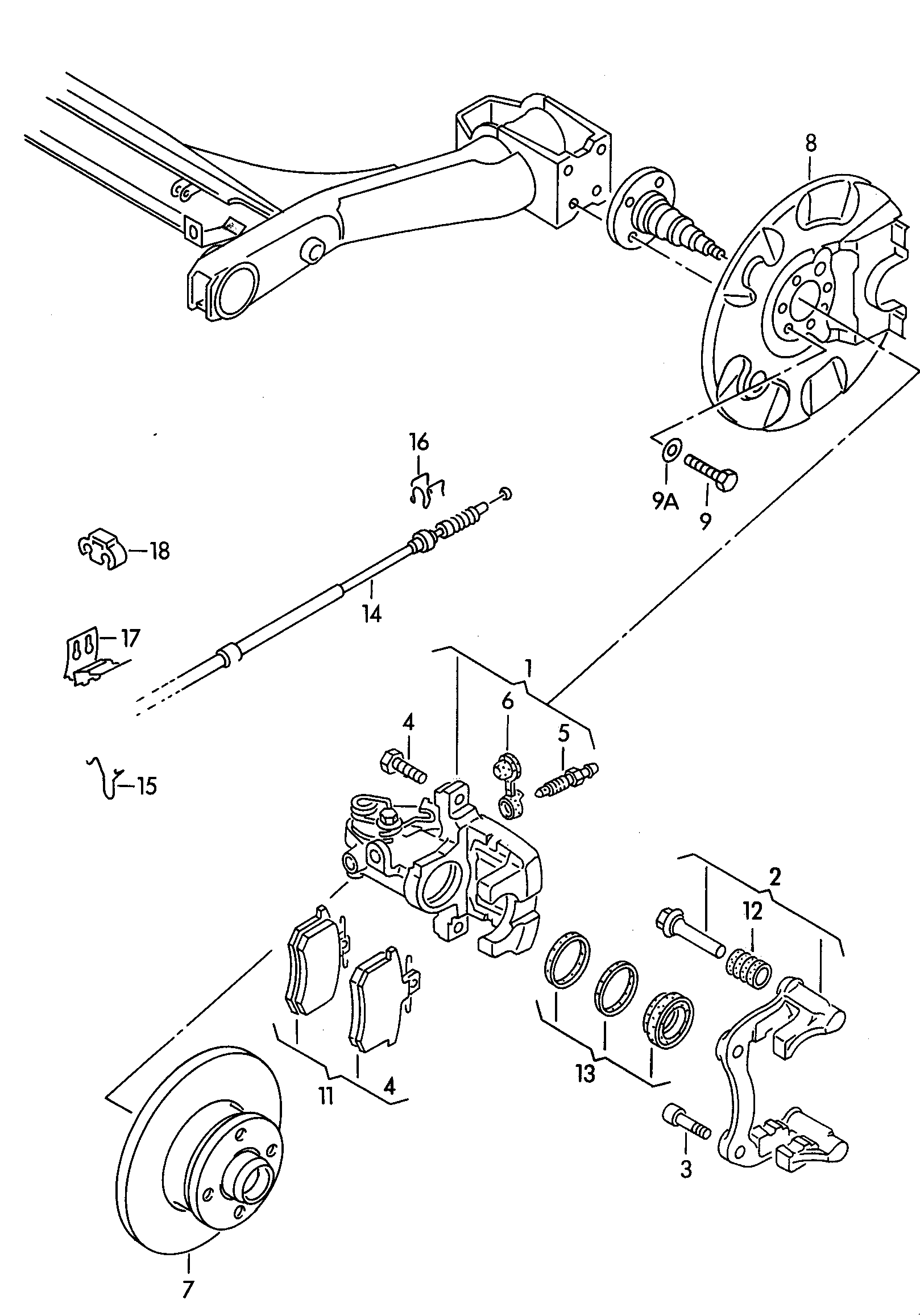 VAG 1H0 615 423 DX - Etrier frana parts5.com