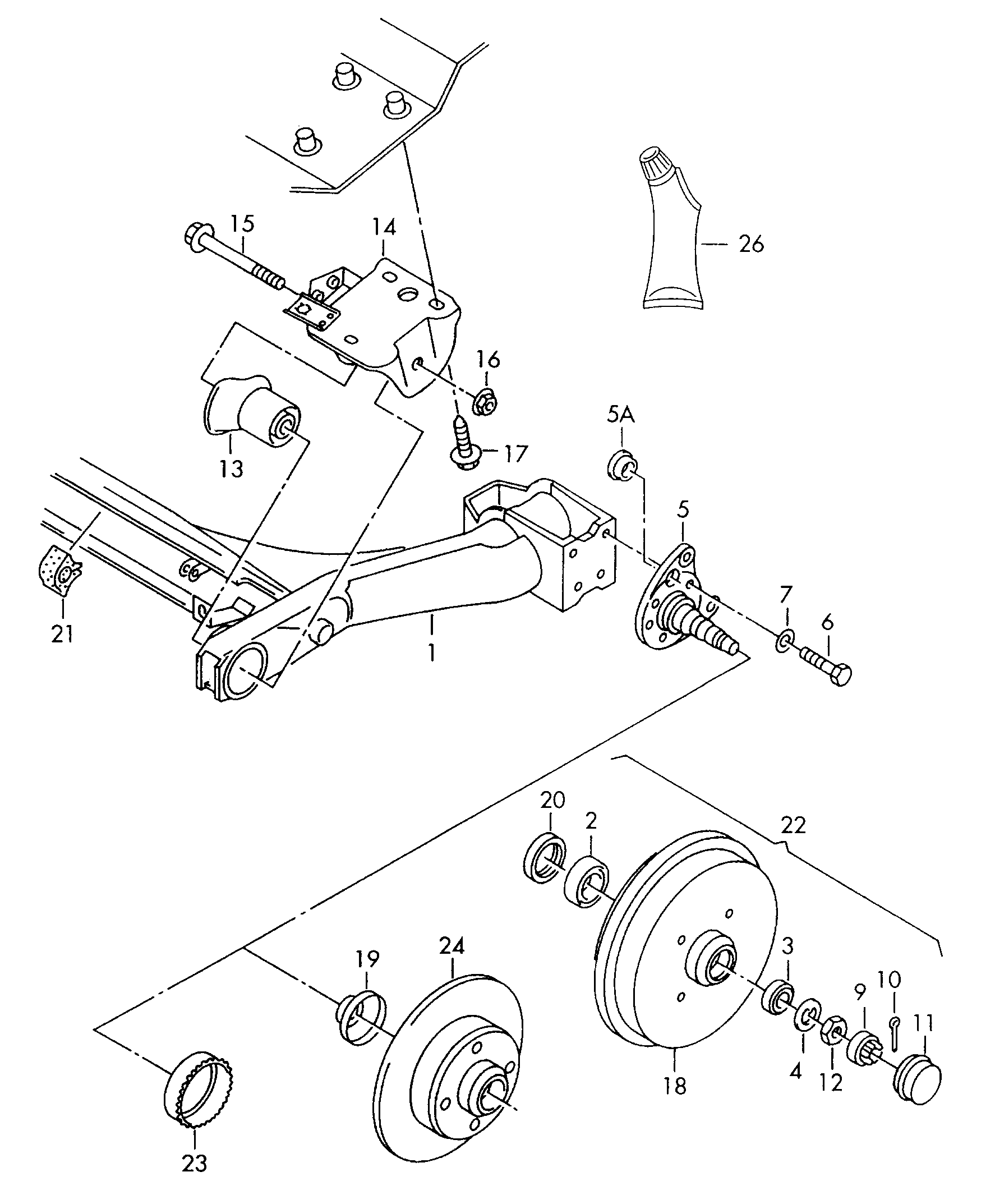 AUDI 311 405 645 B - Rulment roata parts5.com