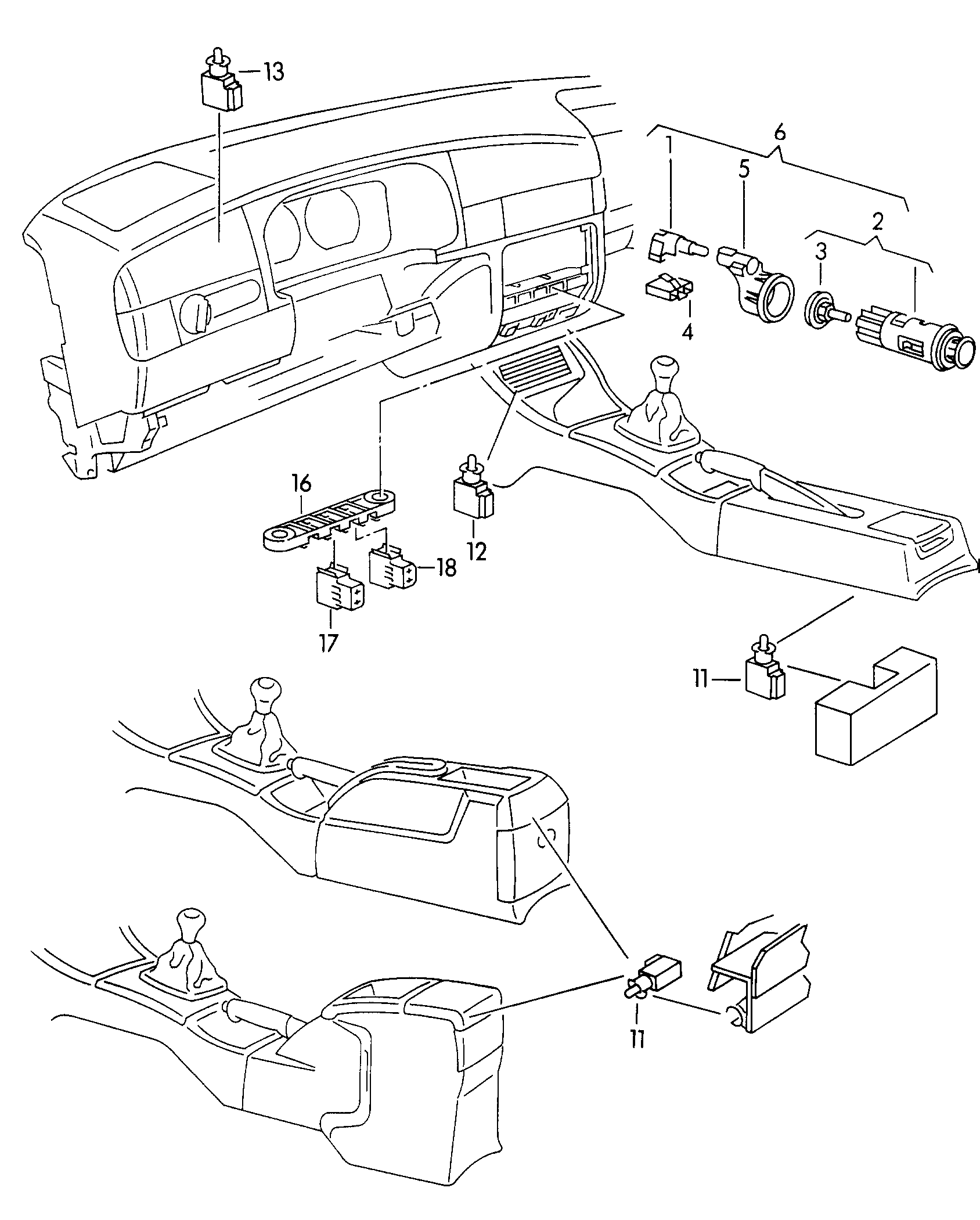 Skoda 1J0919307 - Upaljač za cigarete parts5.com