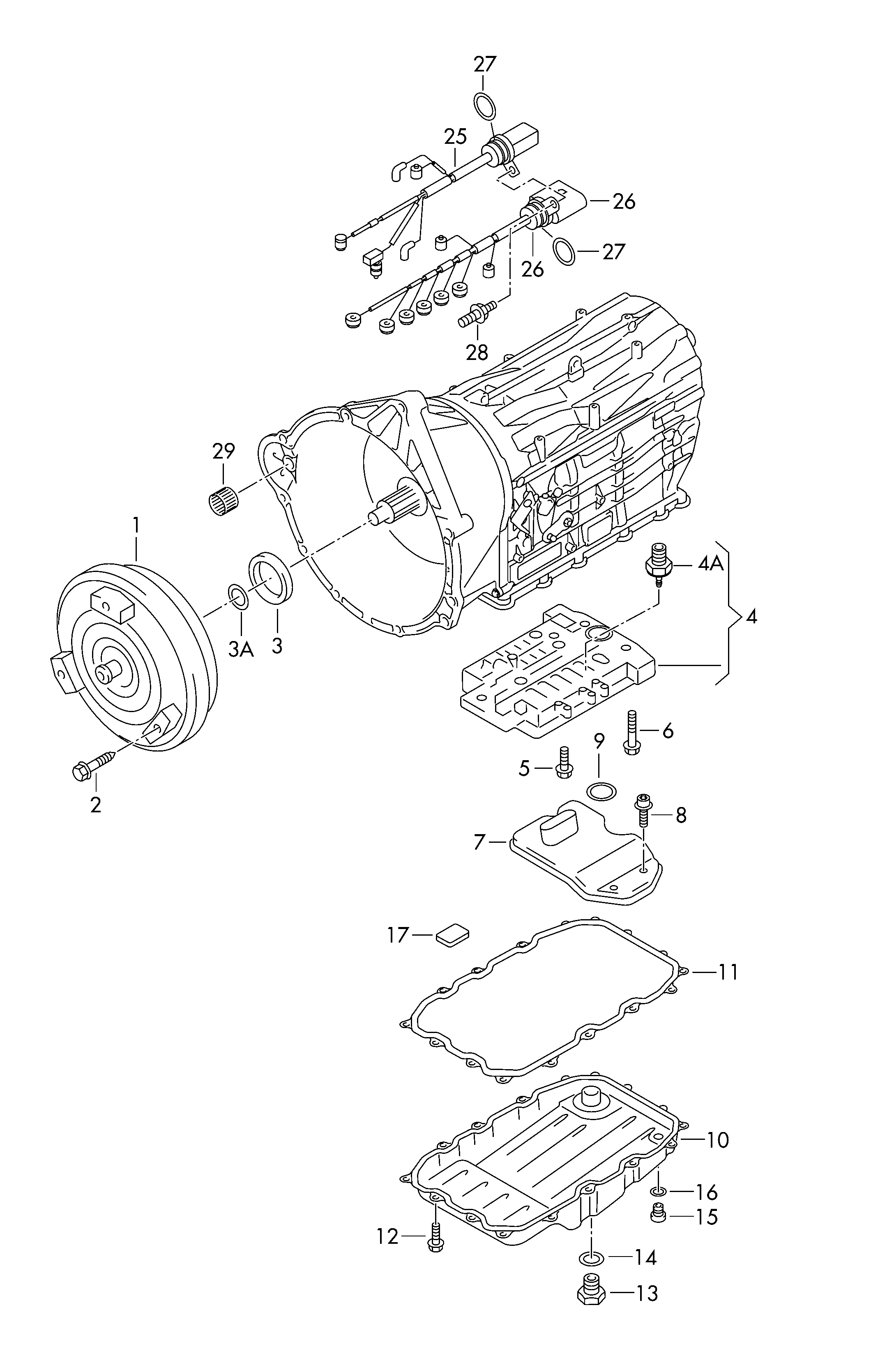 VW 09D 321 361 A - Baie ulei, cutie viteze automata parts5.com