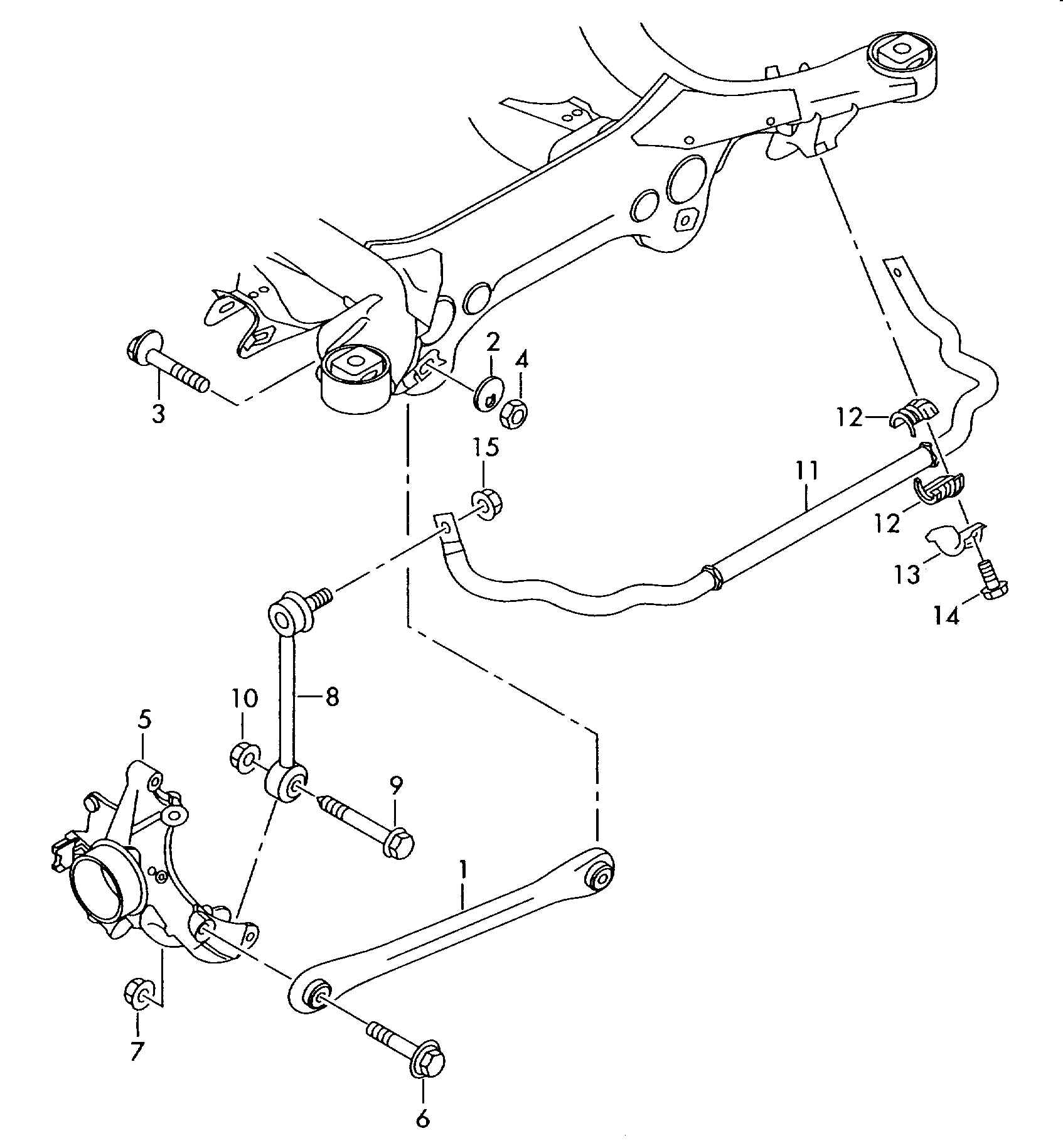 VAG 7L8501529A - Сайлентблок, рычаг подвески колеса parts5.com