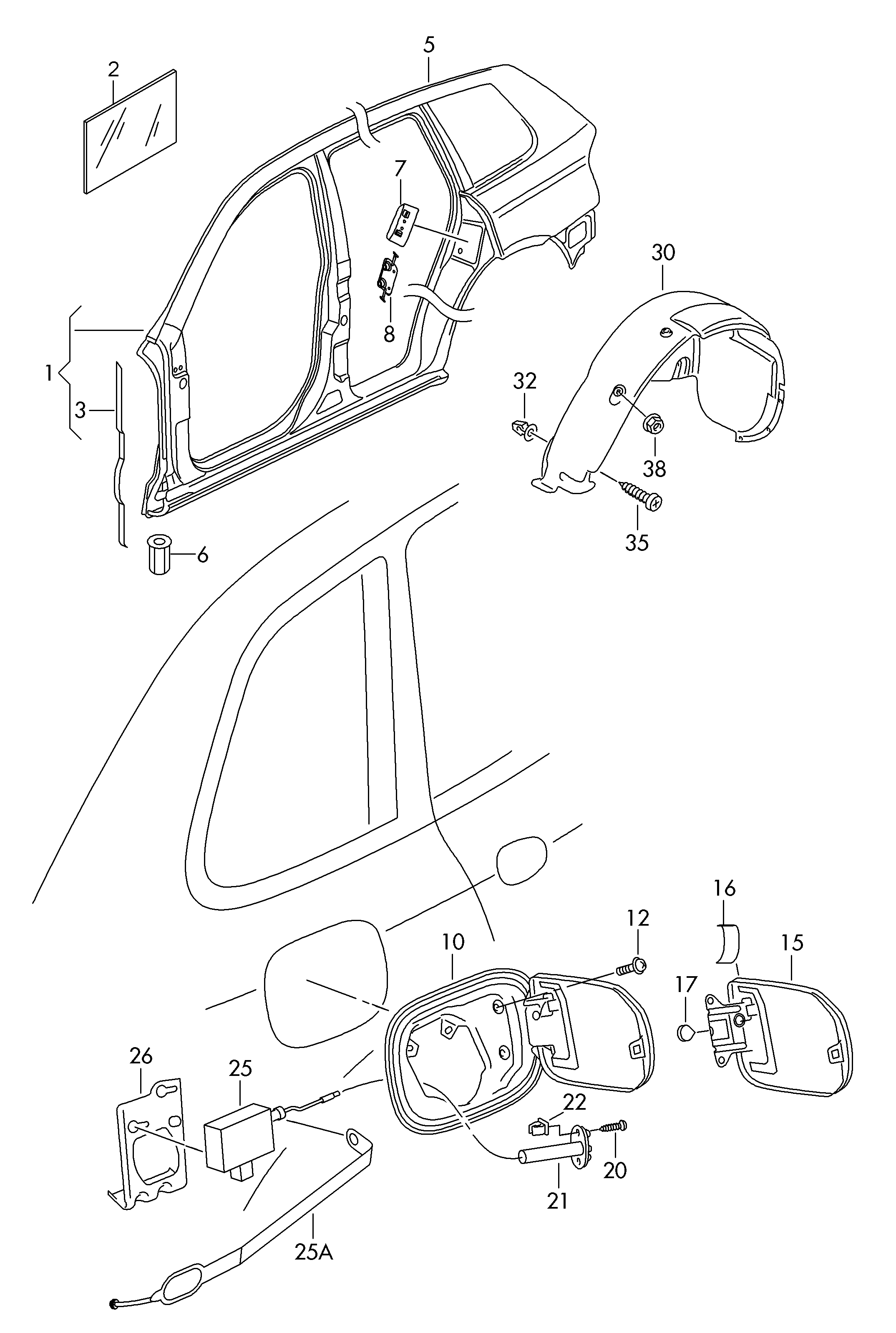 AUDI 1J0 810 773D - Izvršni element, centralno zaključavanje parts5.com