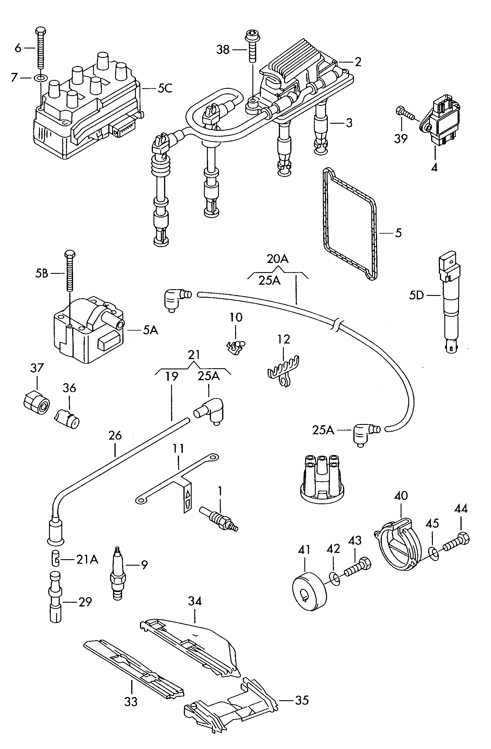 VAG 101 000 033 AA - Gyújtógyertya parts5.com