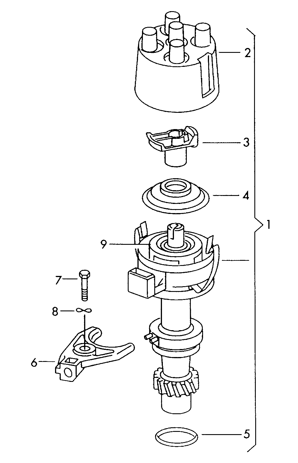 VW 030 905 065 B - Distribuitor parts5.com