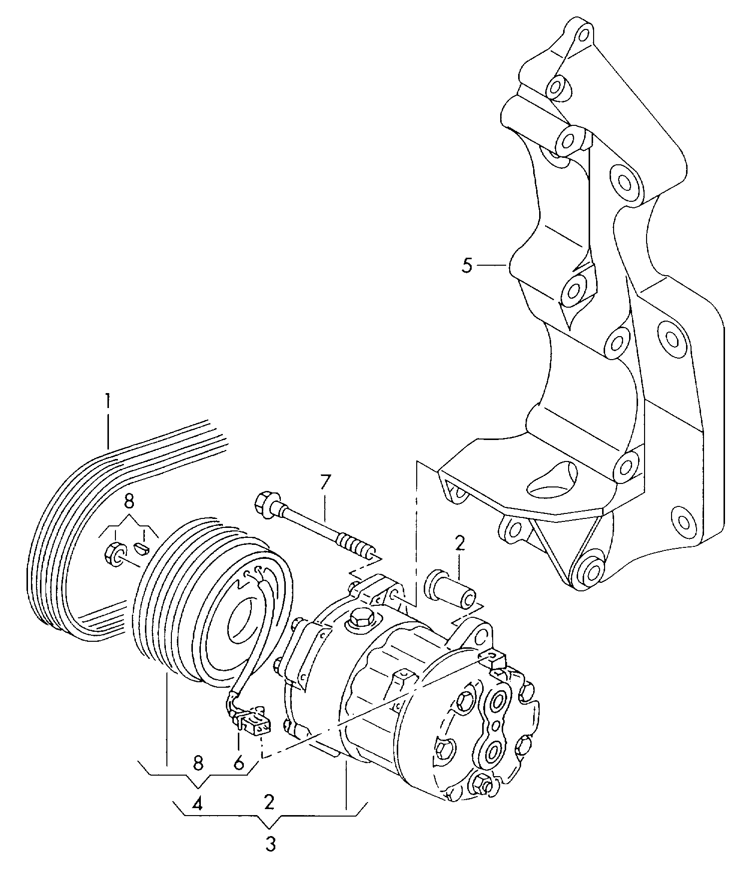 AUDI 06A 260 849 C - Ozubený klinový remeň parts5.com