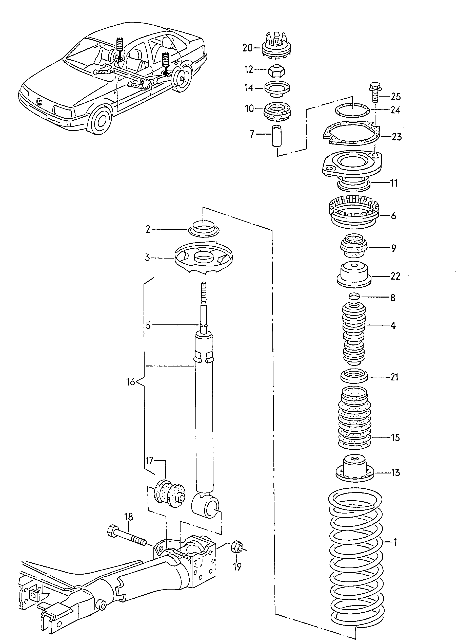 AUDI 321512335 - Rulment sarcina suport arc parts5.com