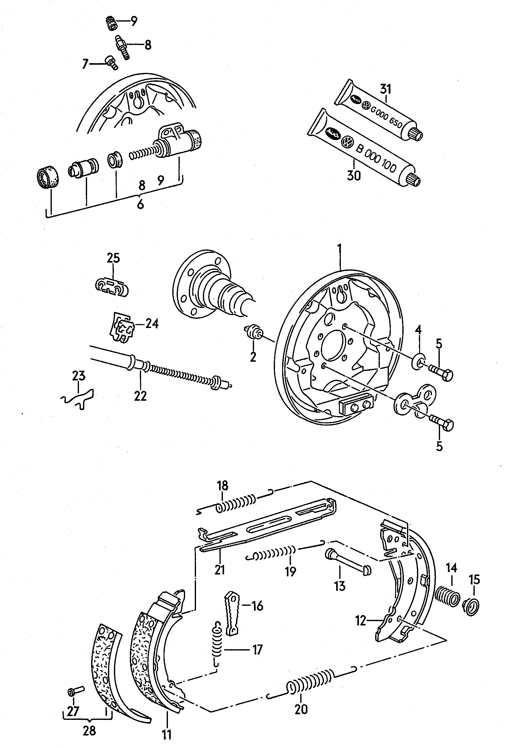 AUDI 3A0 611 053 - Cilindru receptor frana parts5.com