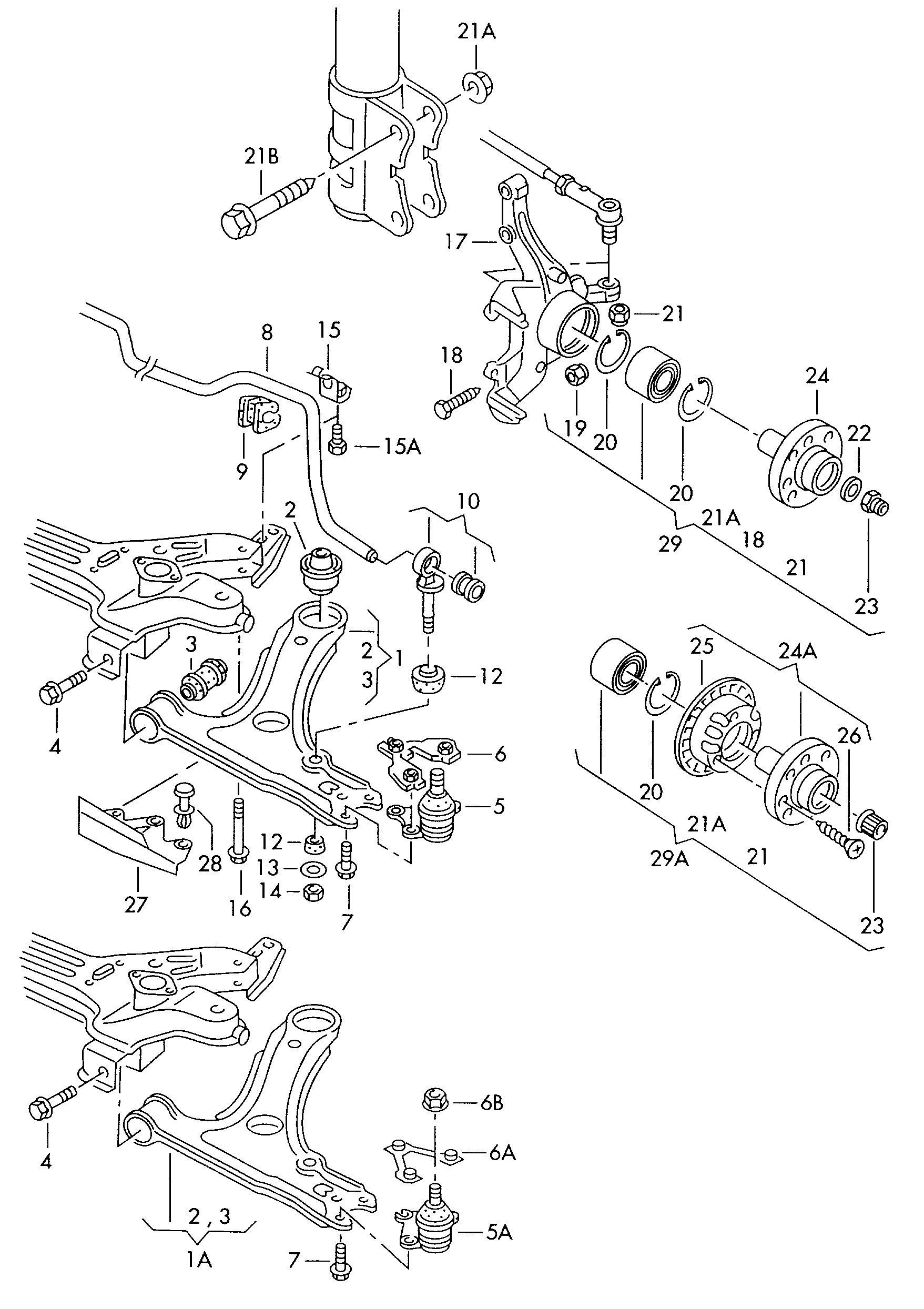 Seat 357498625B - Pyöränlaakerisarja parts5.com