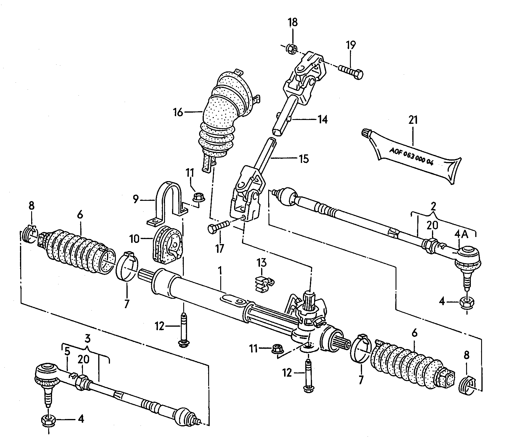 VAG 357422804 - Tie Rod parts5.com