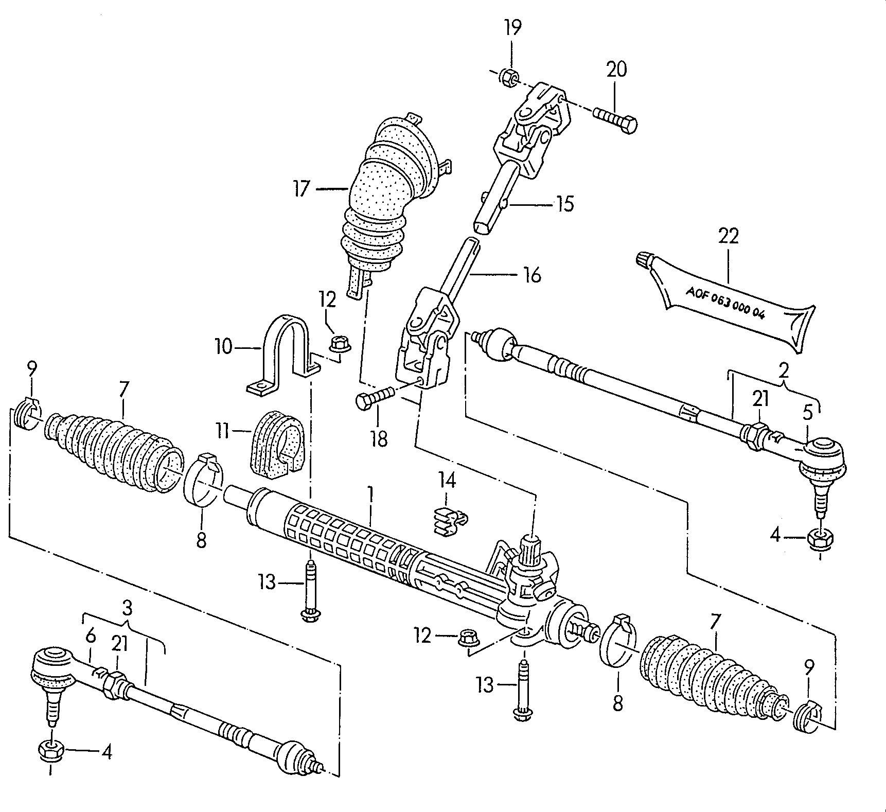 VAG 357422803A - Bara directie parts5.com