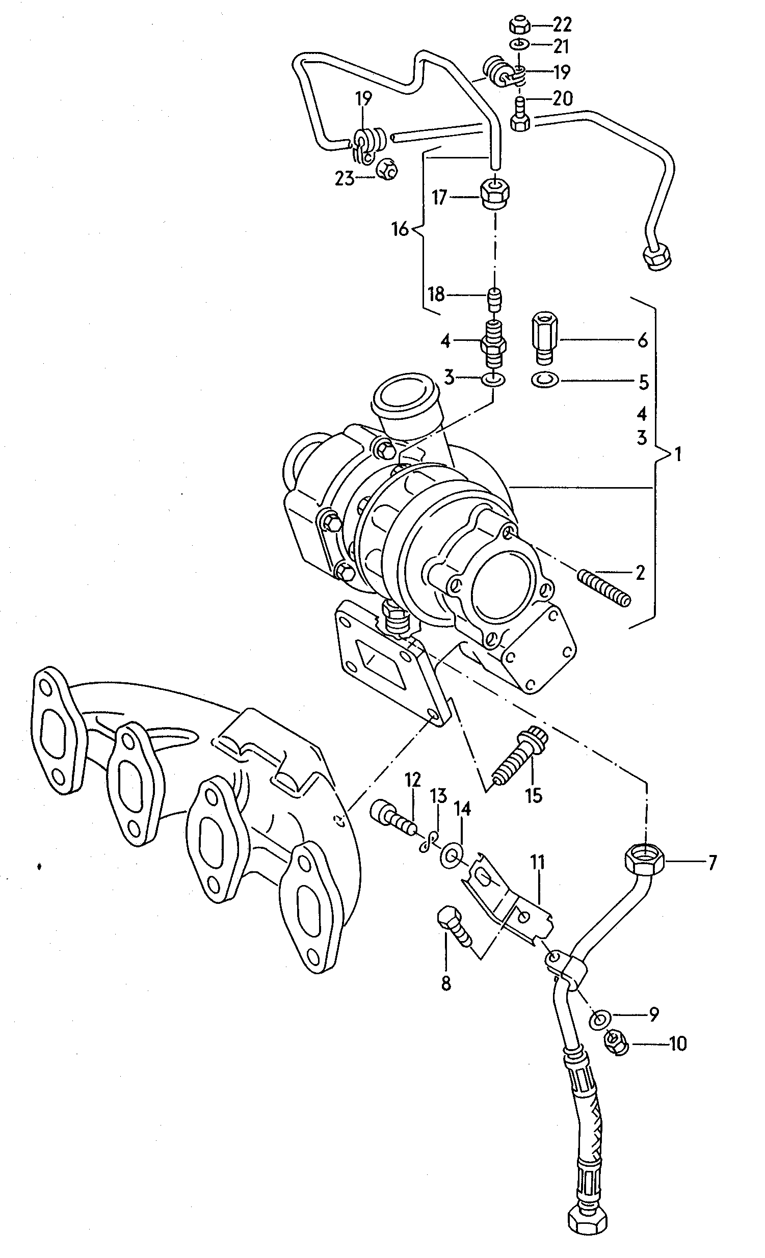 VW N   013 832 6 - Gasket, charger parts5.com