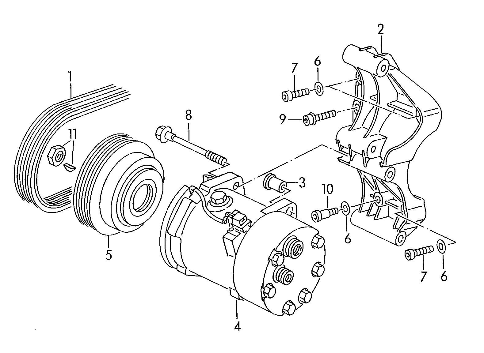 VAG 357820803R - Compresor, climatizare parts5.com