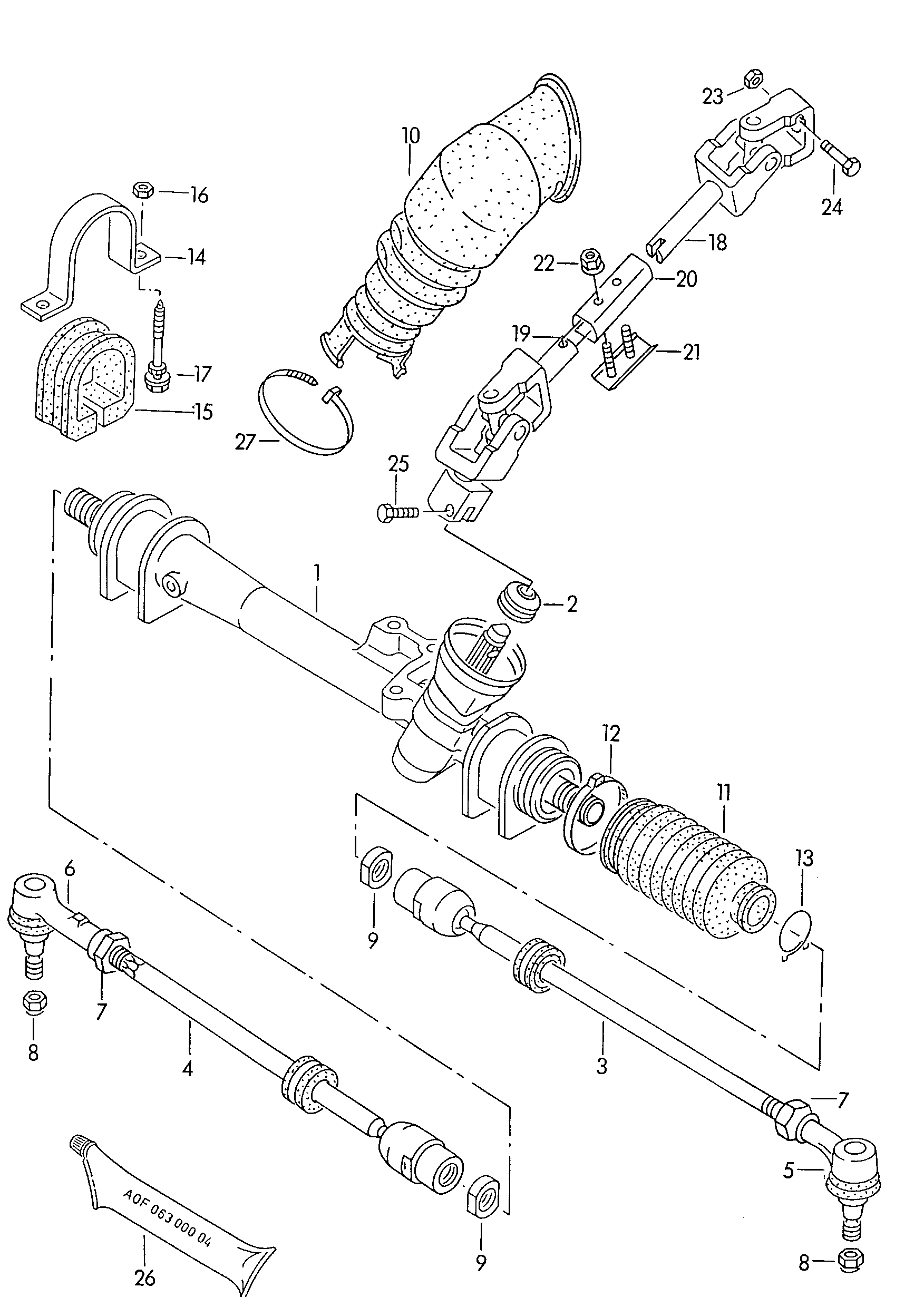 AUDI 191 419 812 - Tie Rod End parts5.com