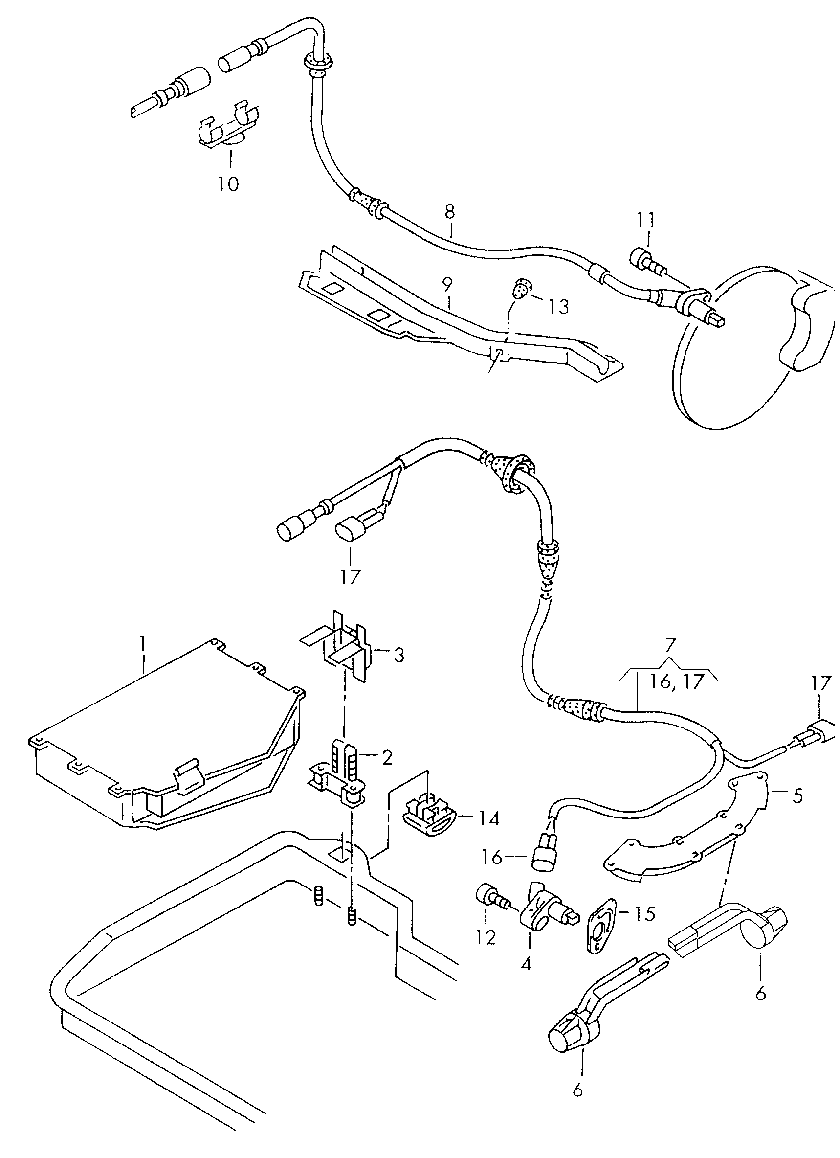 Skoda 1J0 927 803 - Sensor, wheel speed parts5.com