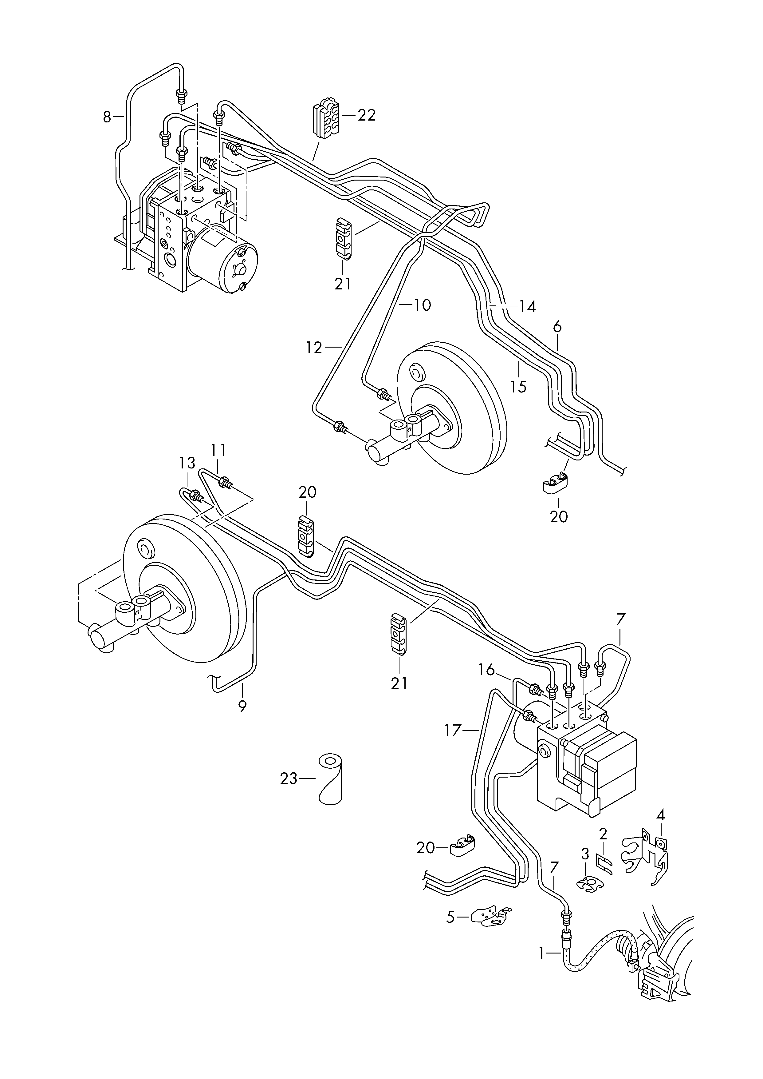 Seat 6R0 611 701 B - Fékcső parts5.com