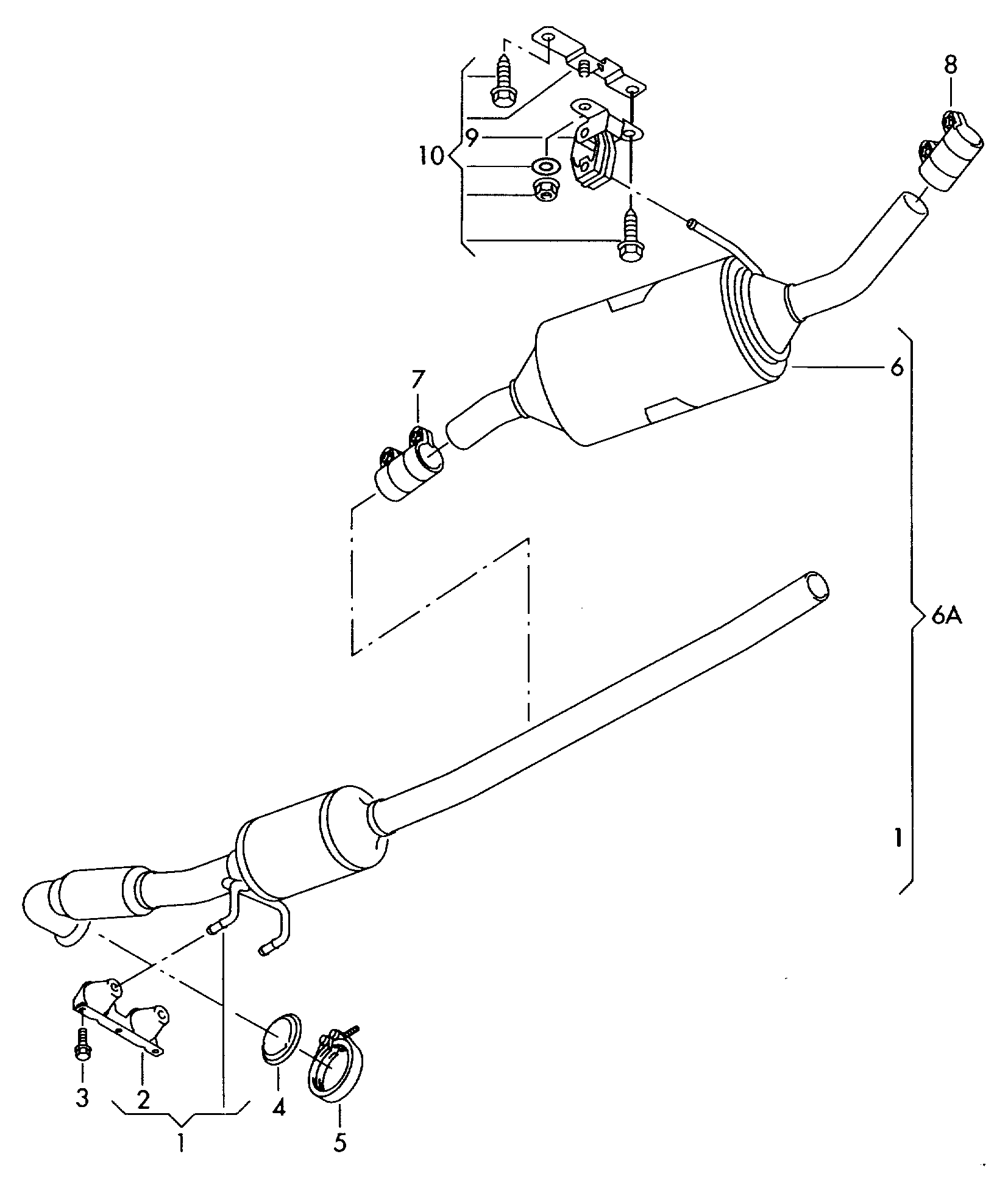 AUDI 7H0253144 - Uchwyt, tłumik parts5.com