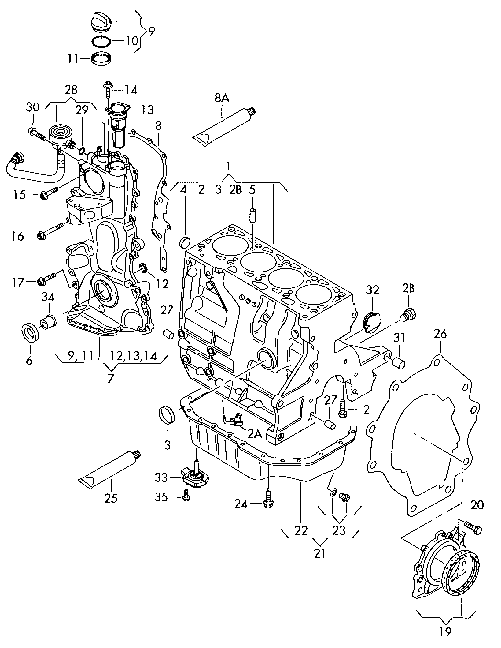 AUDI 03C 109 287 G - Gasket, housing cover (crankcase) parts5.com