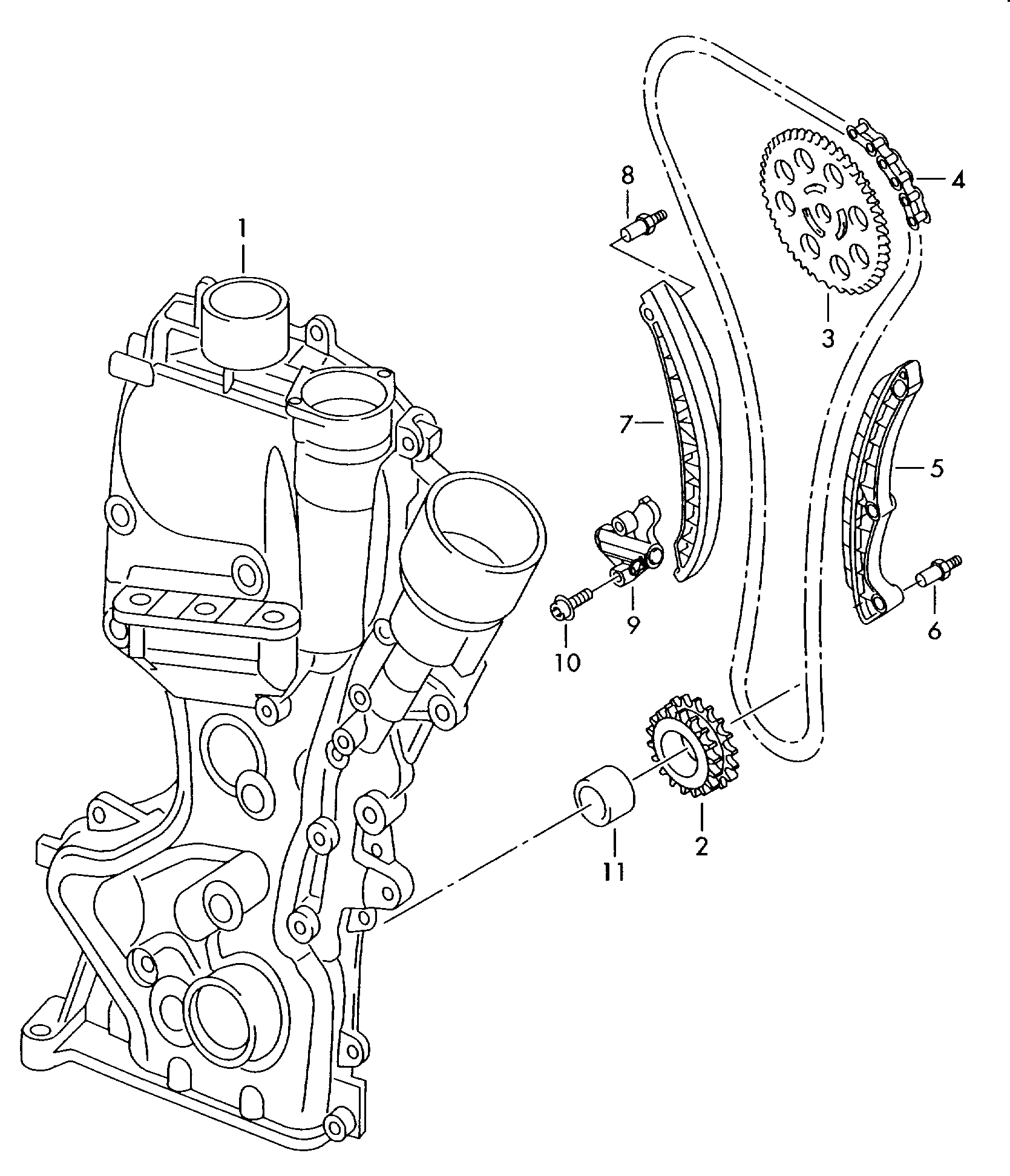 Skoda 03C 109 507 AH - Komplet pogonskog lanca parts5.com