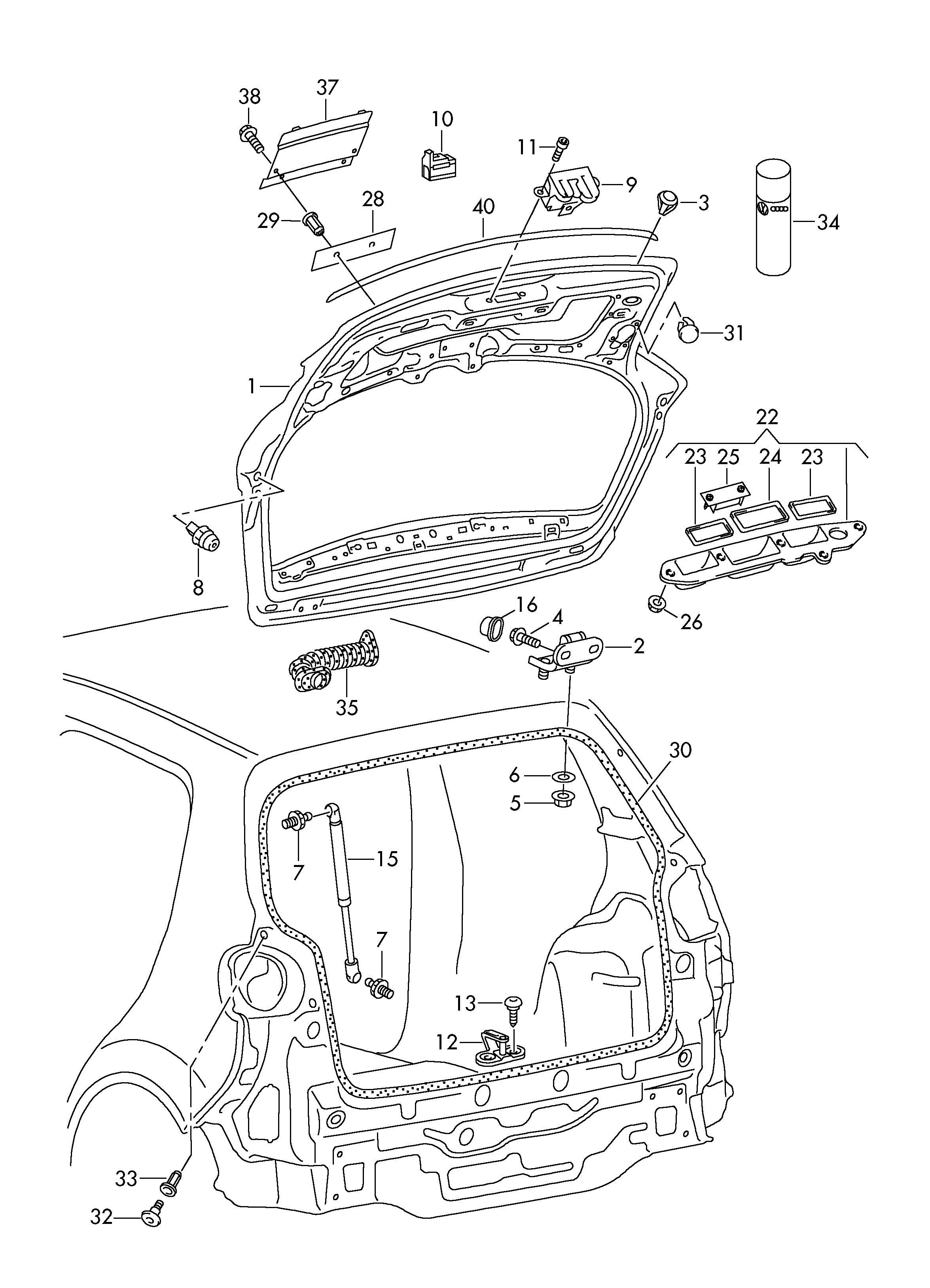 Rover 3B5998026 - Iluminare numar de circulatie parts5.com