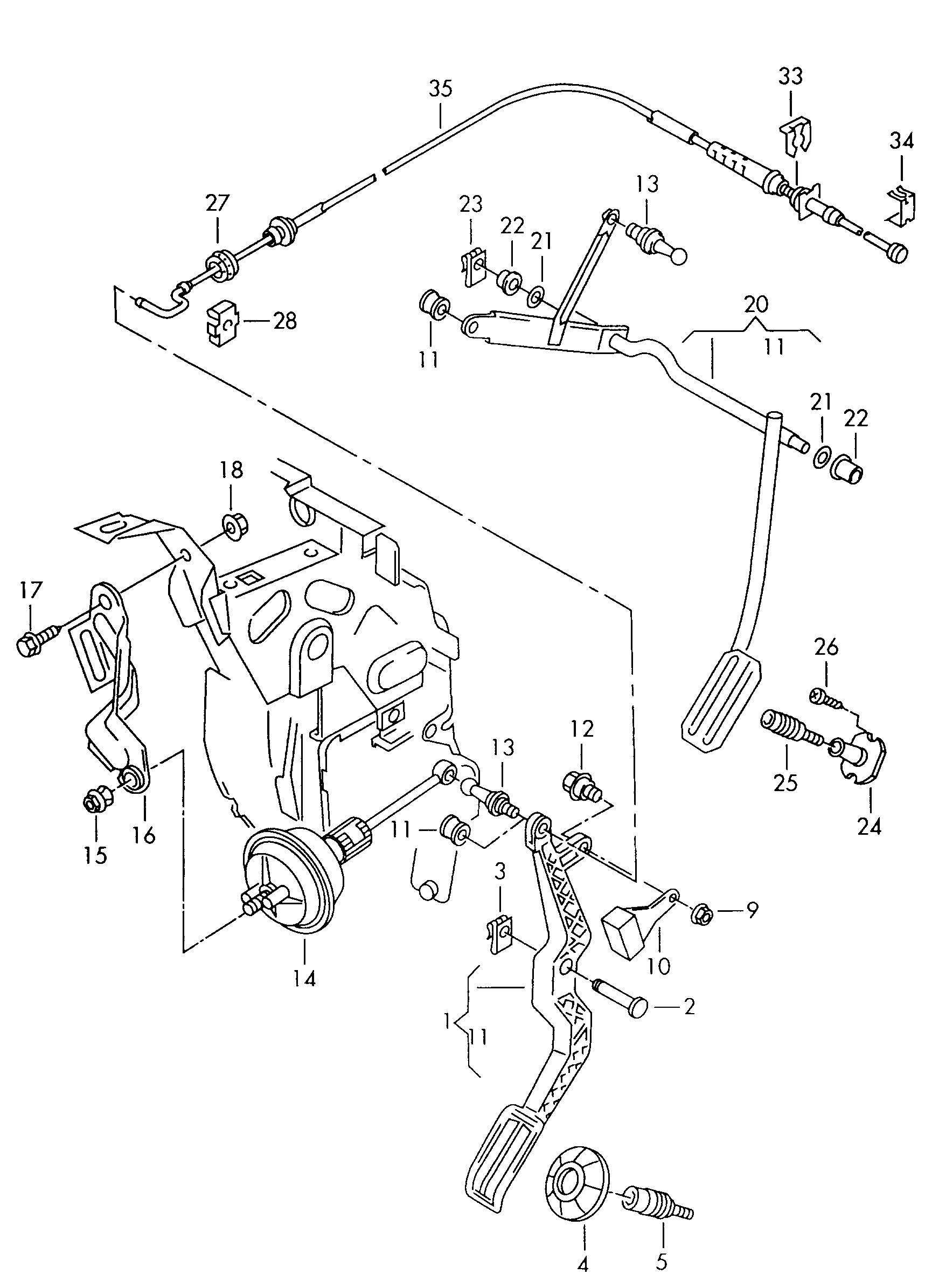 VW N  01023820 - Cıvata, egzoz sistemi parts5.com