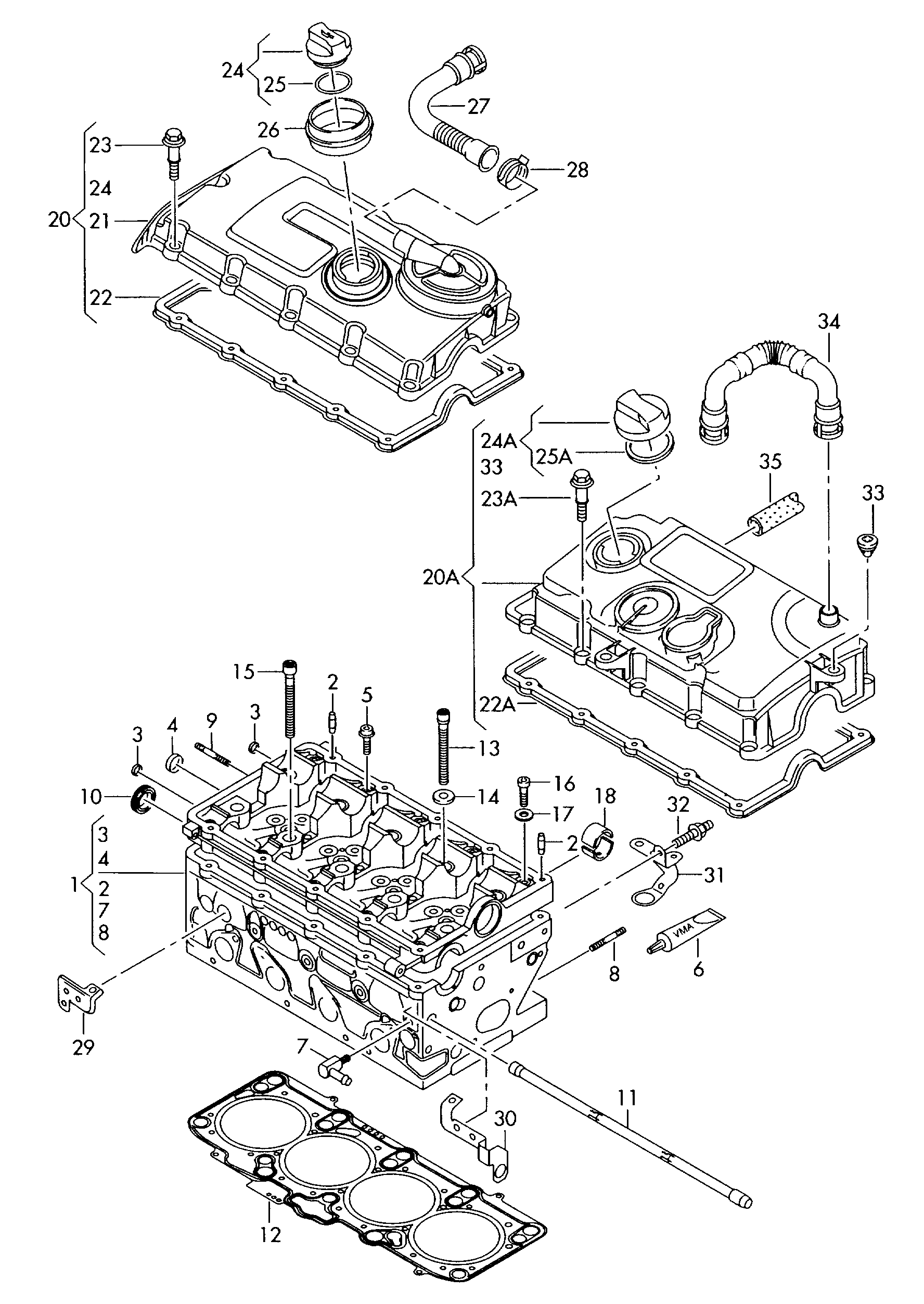 VAG 03G109459 - Trzpień ustalający parts5.com