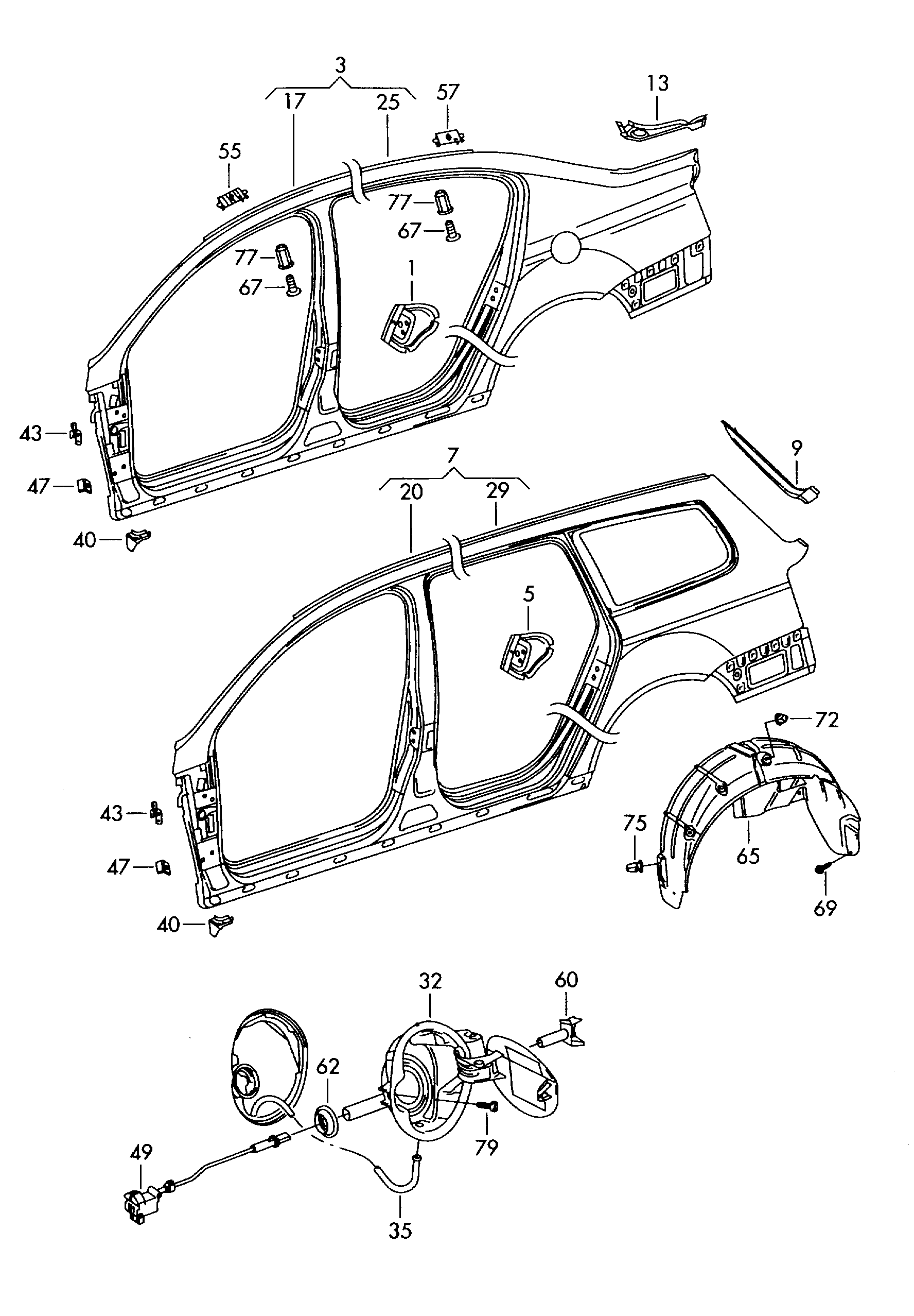 Skoda 3C0 810 773 - Izvršni element, centralno zaključavanje parts5.com