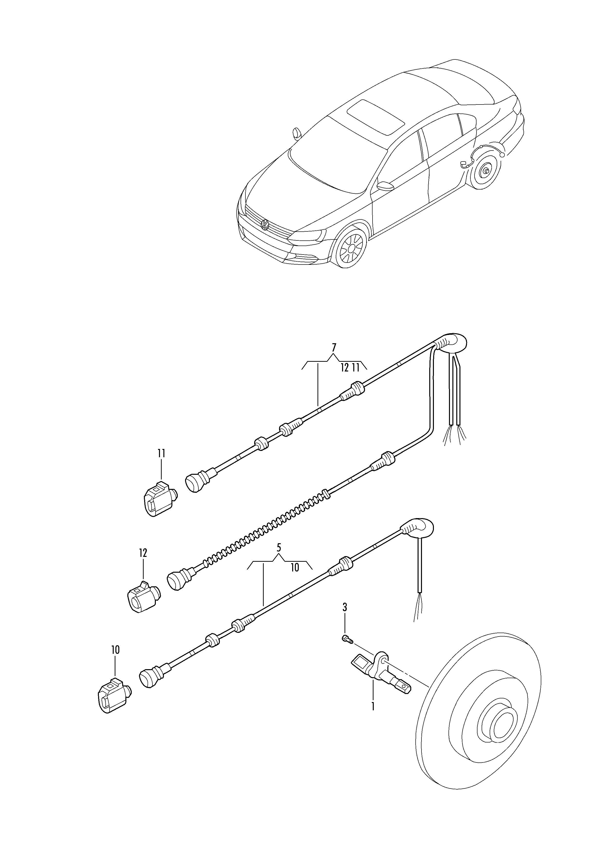 VW WHT 003 859 - Sensor, wheel speed parts5.com